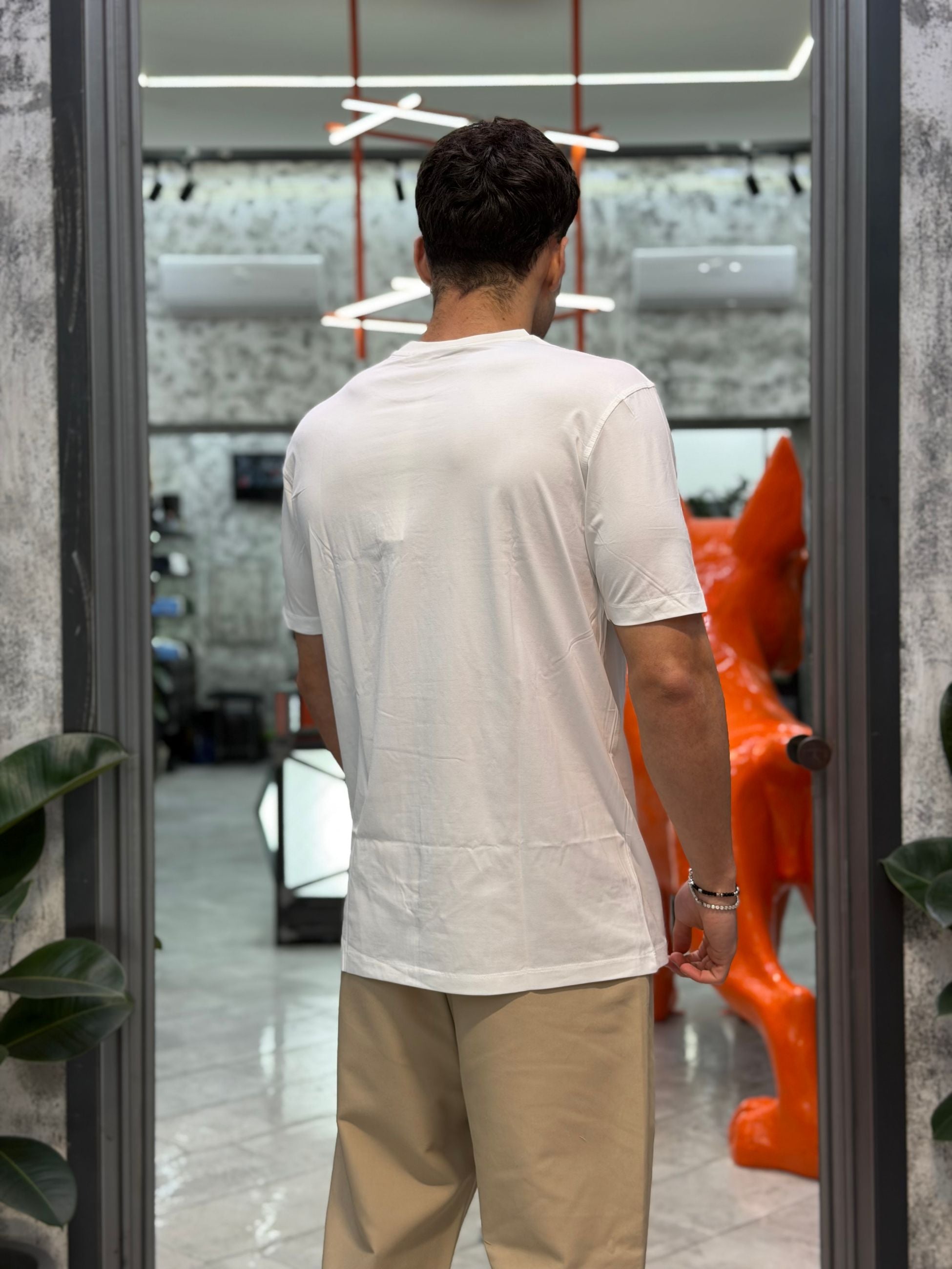 T-SHIRT BASIC IN MORBIDA VISCOSA - REGULAR FIT GL2268F-S26.BIA