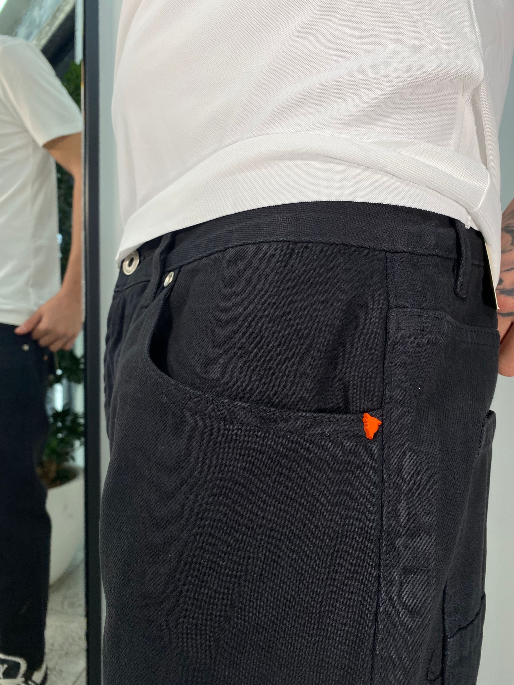 JEANS COOPER 5 TASCHE IN TELA FISSA - CARROT FIT GL6278Q-S25.NER