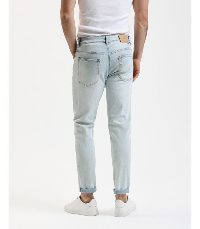 JEANS KEVIN IN TELA ELASTICIZZATA CON MICRO ABRASIONI - SKINNY FIT GL6337Q