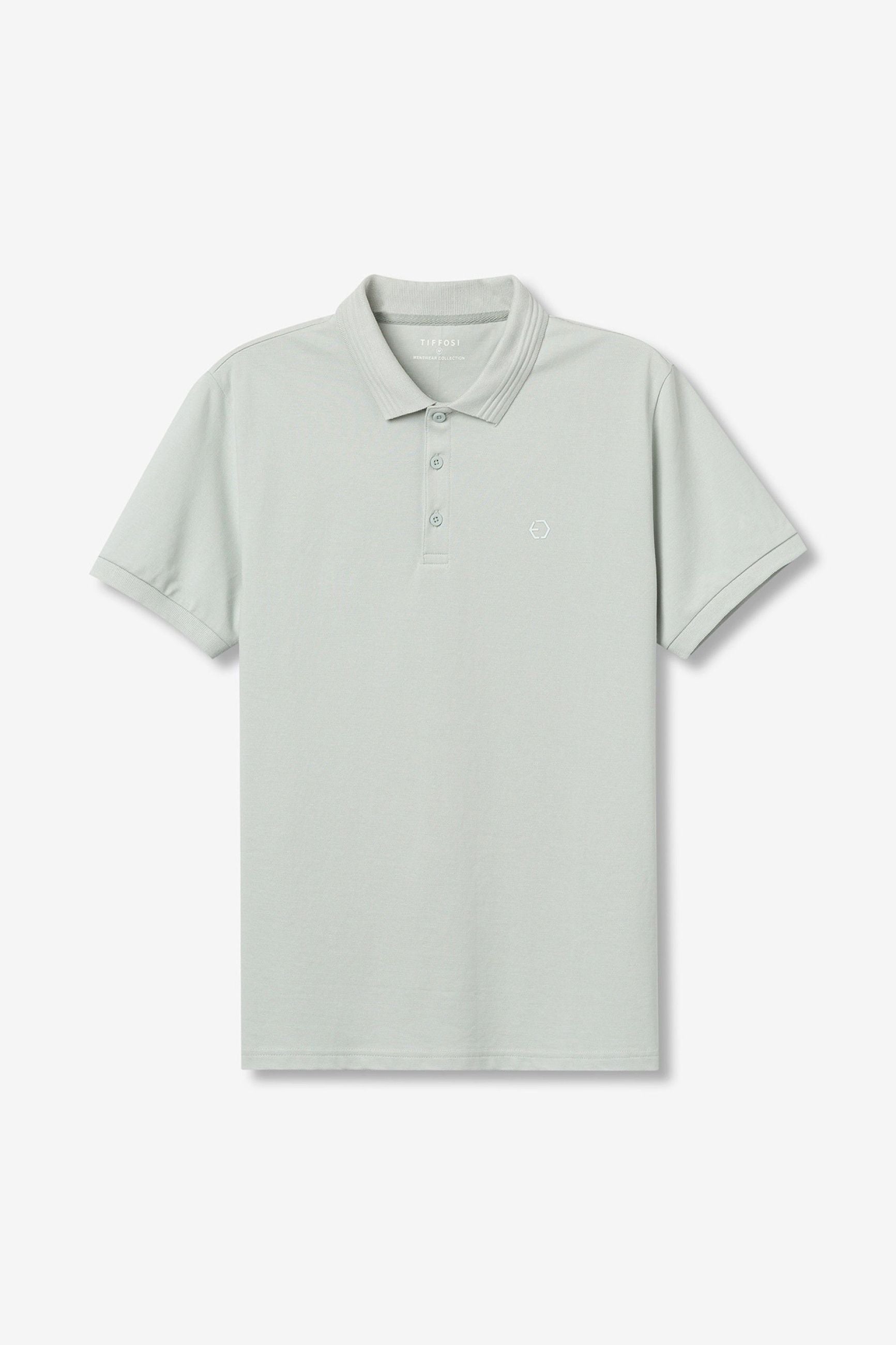 POLO MANNING_2 IN 100% COTONE PIQUET CON LOGO LATO CUORE TONO SU TONO - REGULAR FIT 10050806.BEE
