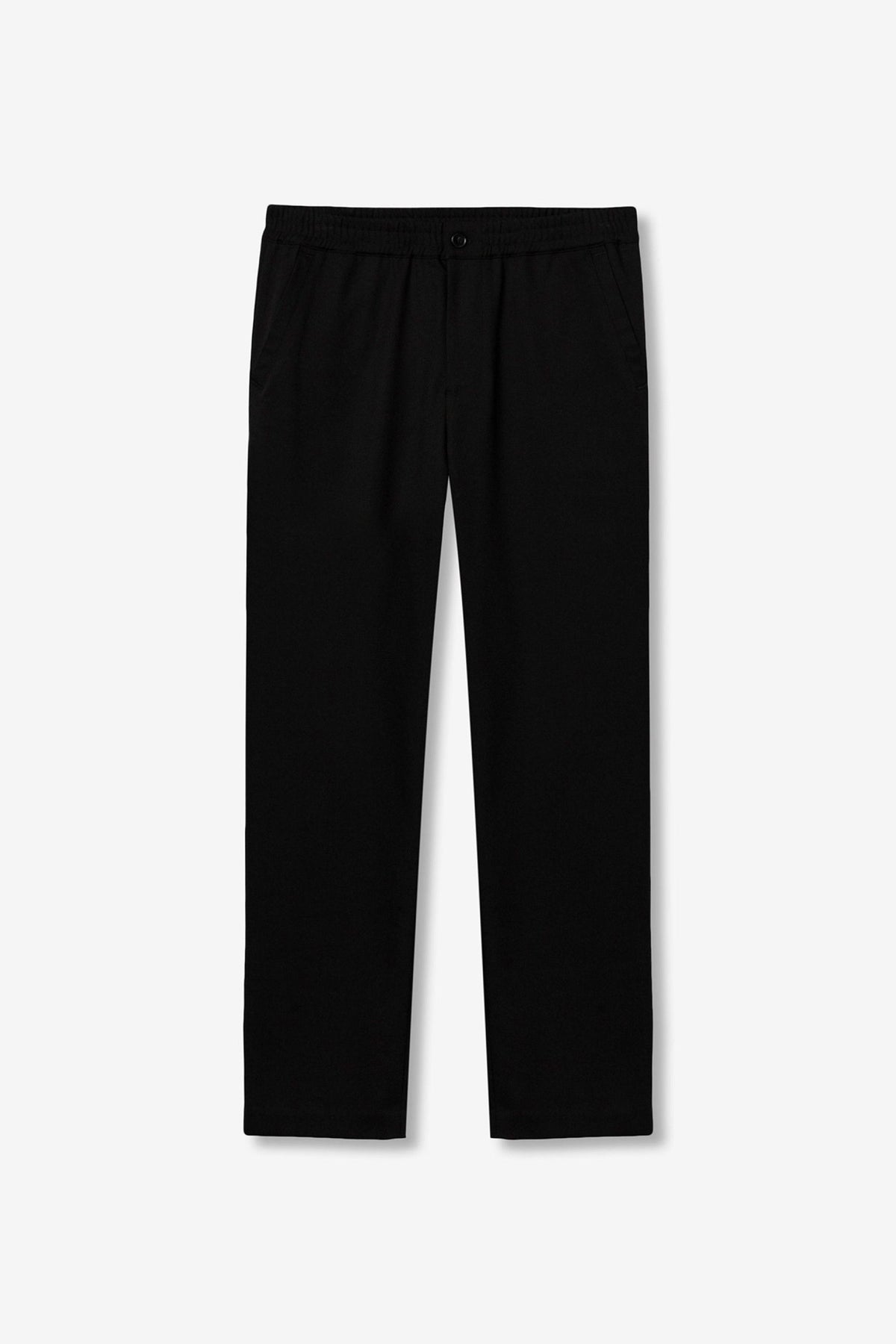 PANTALONE RELAXED PANT_17 CON ELASTICO IN VITA E FONDO SEMI AMPIO - RELAXED FIT 10068765.NER