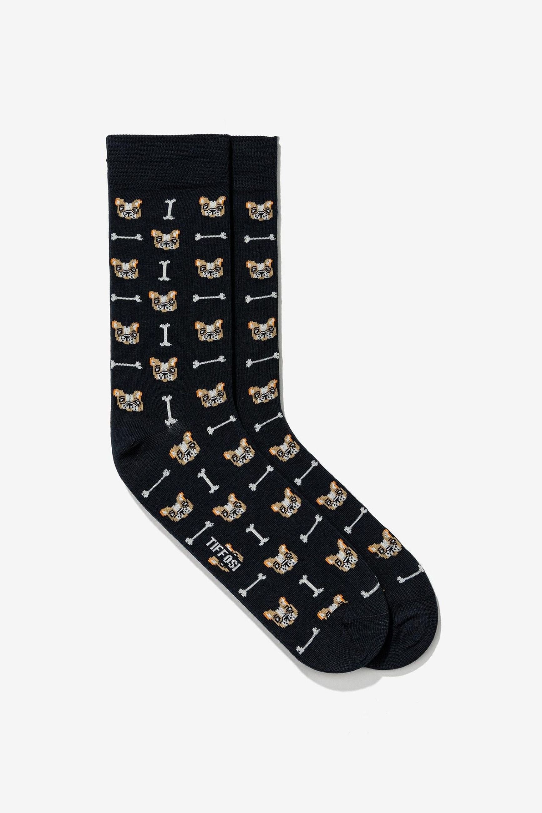 CALZINI QUINLAN A META' POLPACCIO FANTASIA BULLDOG FRANCESE 10063798