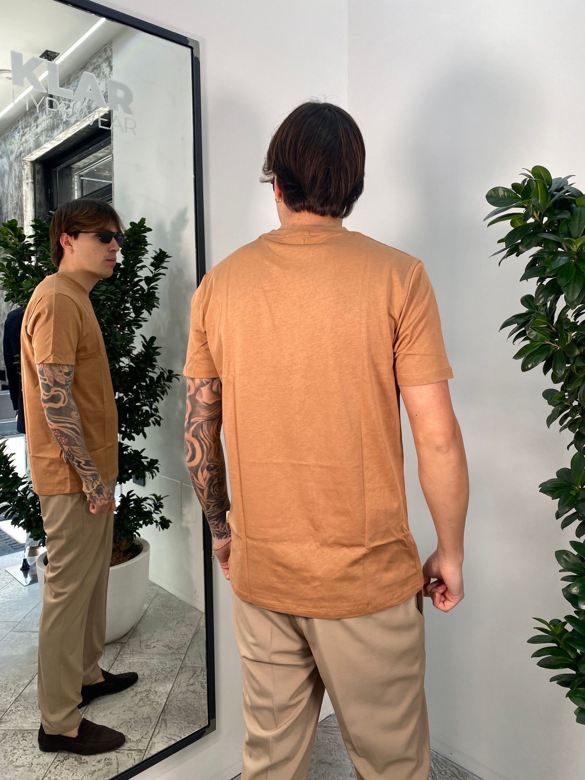 T-SHIRT BASIC IN 100% COTONE EXTRA FINE - REGULAR FIT GL1078F-S25.BIS