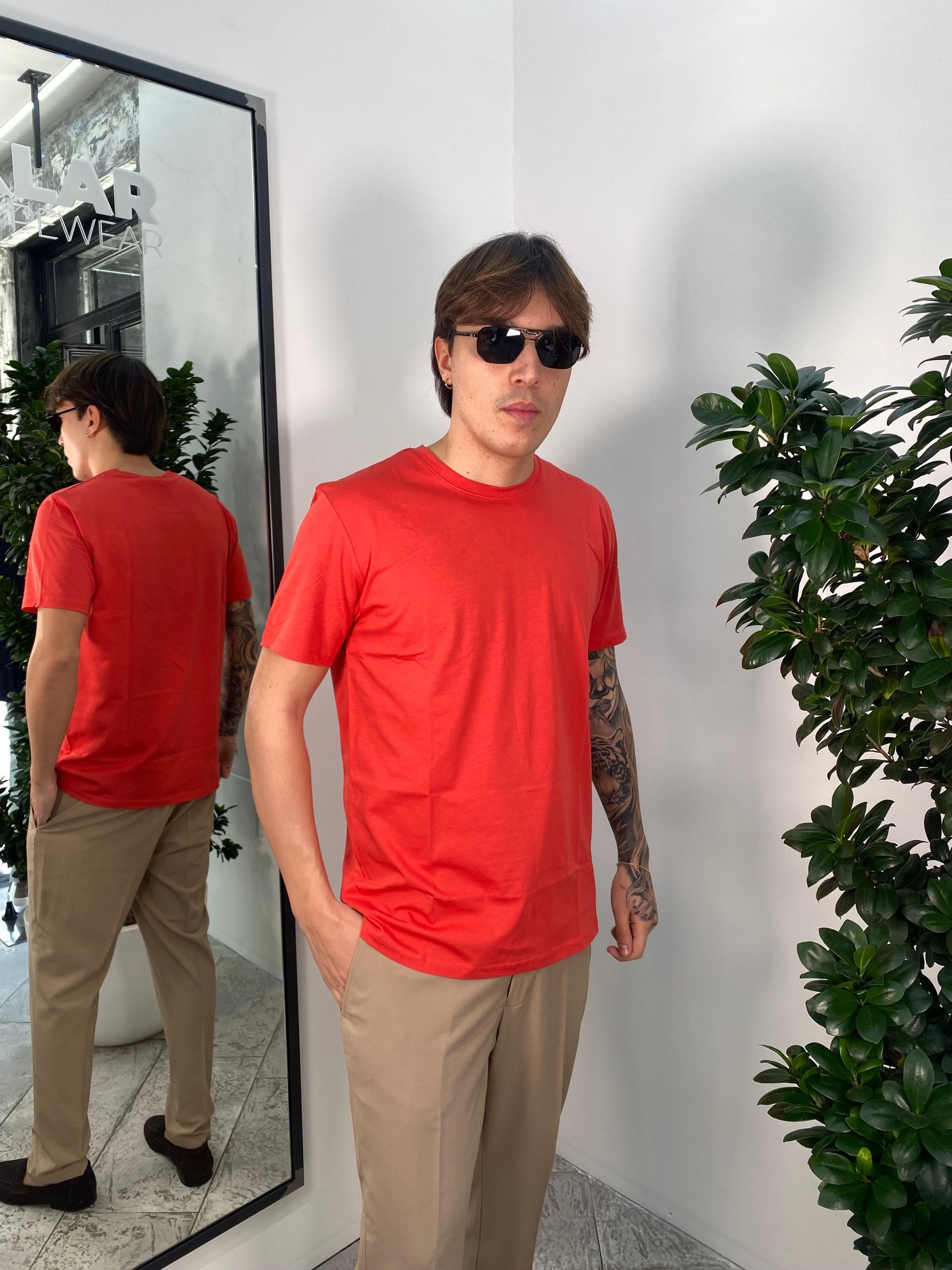 T-SHIRT BASIC IN 100% COTONE EXTRA FINE - REGULAR FIT GL1078F-S25.IND