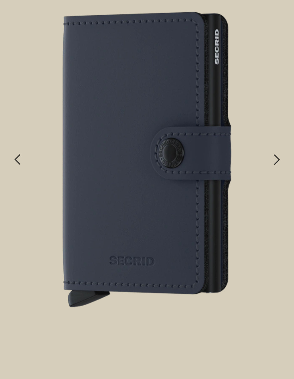 MINIWALLET PORTA CARTE E BANCONOTE IN MORBIDA PELLE OPACA MM-NIGHTBLUE