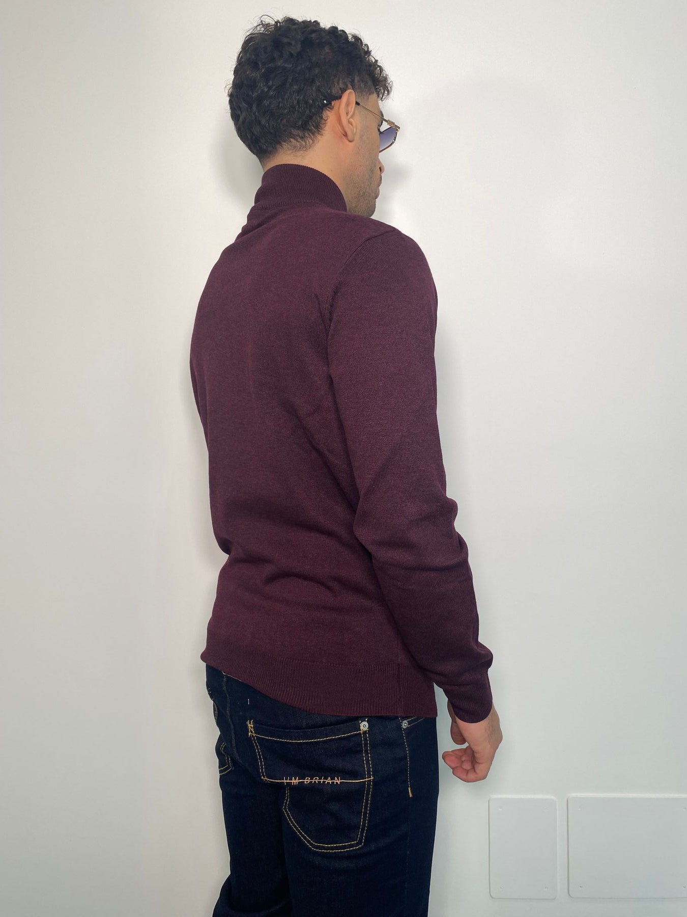 MAGLIA LUPETTO BASIC IN MISTO VISCOSA - REGULAR FIT