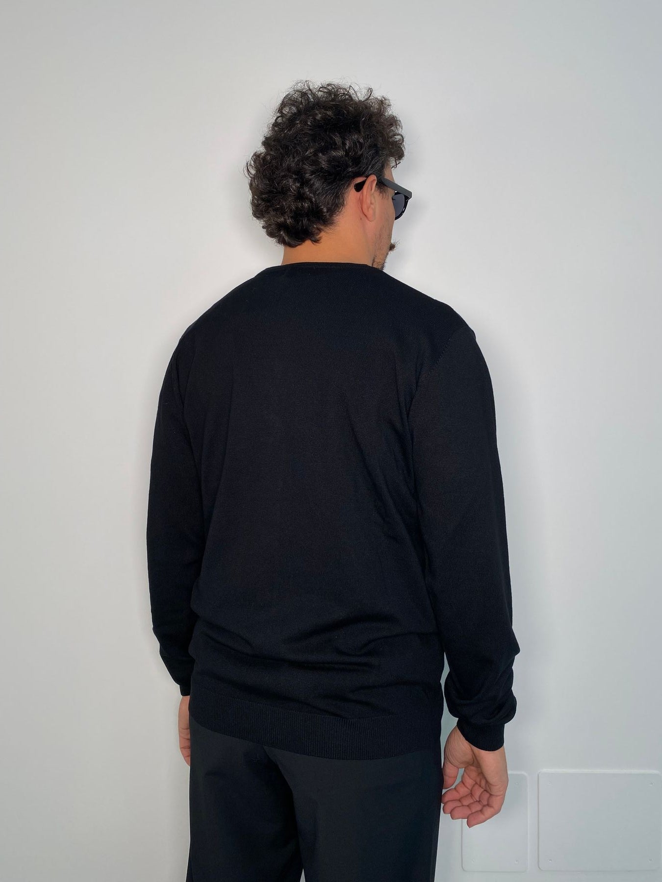 CARDIGAN BASIC IN MISTO VISCOSA - REGULAR FIT