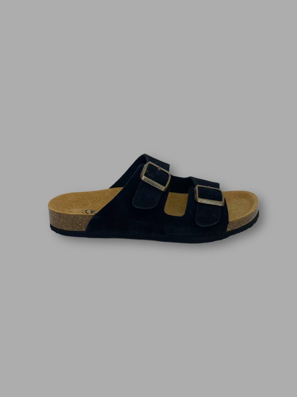 SANDALI BIO UNISEX IN CAMOSCIO E SUGHERO