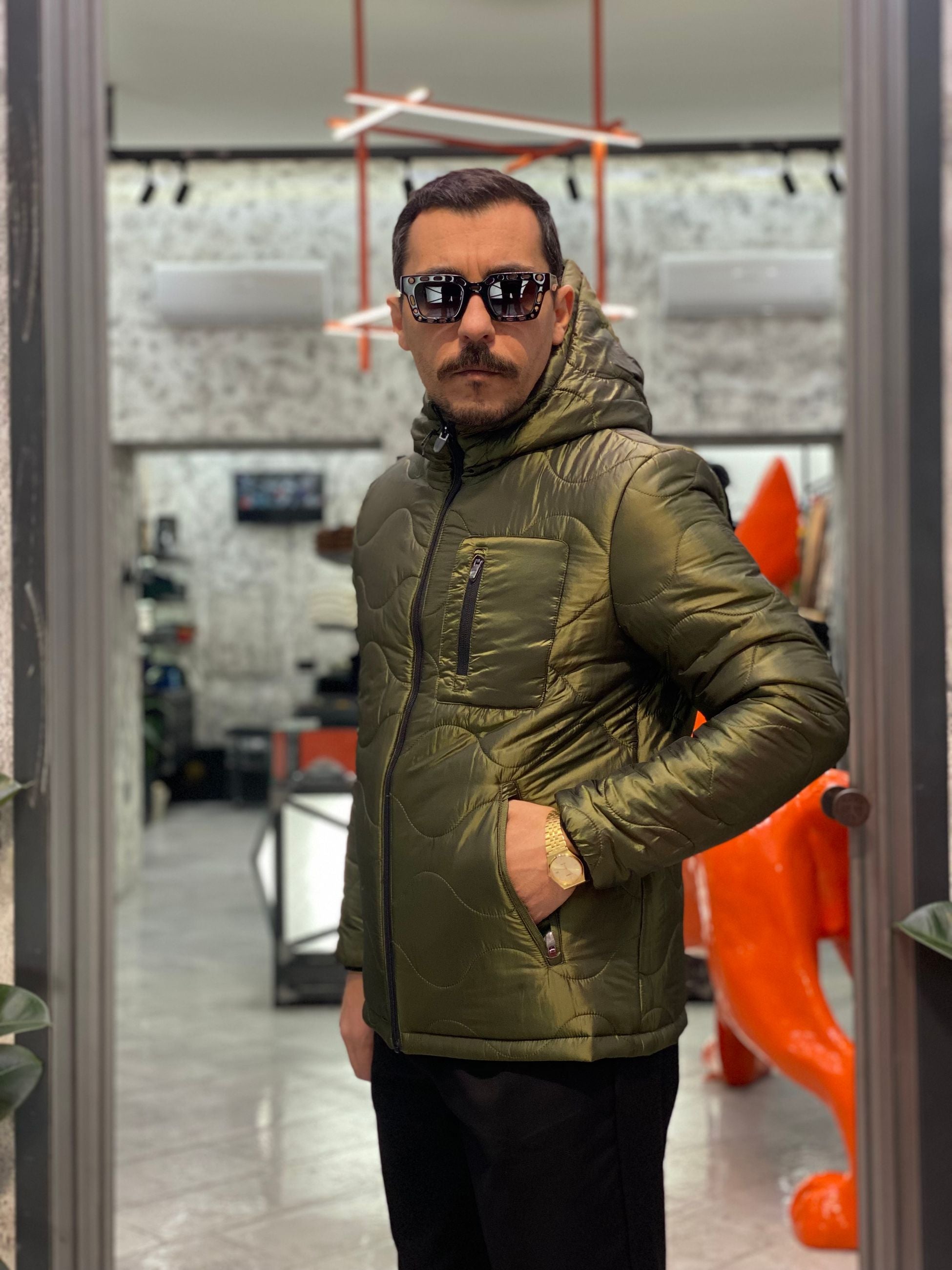 GIUBBINO CARCROSS REVERSIBILE 2 IN 1 IN TESSUTO SOFTSHELL STRETCH E PIUMINO - REGULAR FIT CN.G225305.BOL