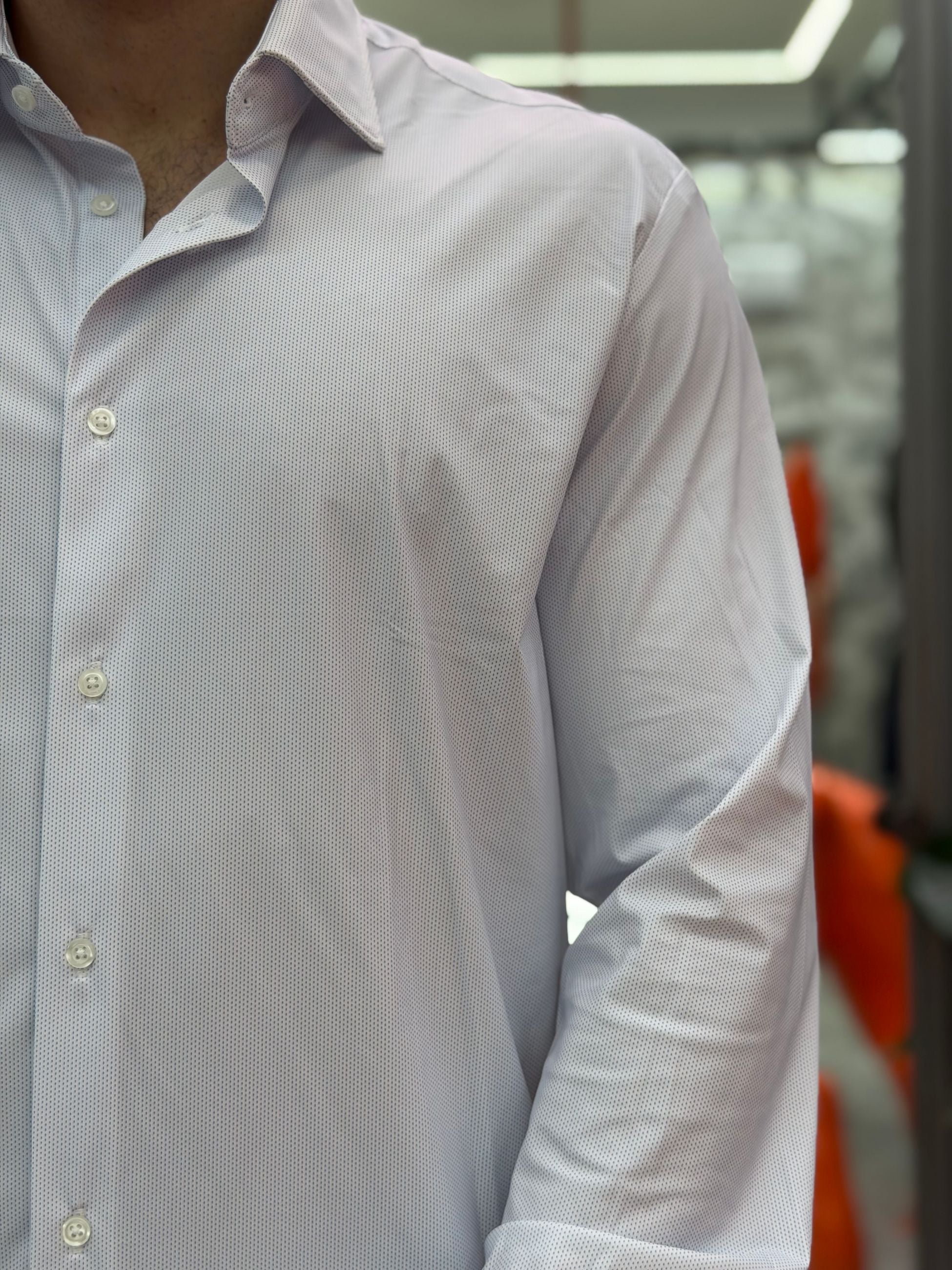 CAMICIA NO STIRO IN TESSUTO PREMIUM ELASTICIZZATO MICRO FANTASIA - REGULAR FIT FIO4151