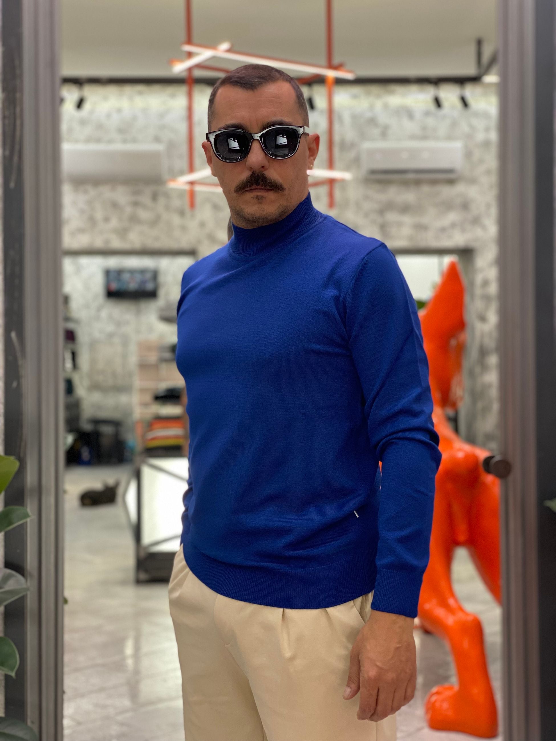 MAGLIA LUPETTO IN MORBIDA VISCOSA - REGULAR FIT MI3059SS.ROY