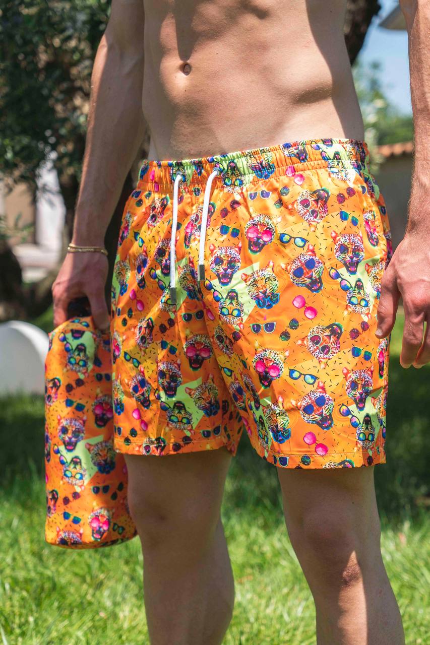 COSTUME MODELLO BOXER FANTASIA GHEPARDO CRAZY - REGULAR FIT