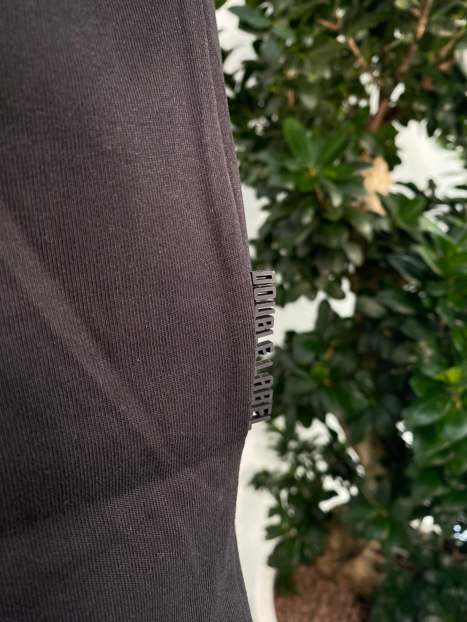 T-SHIRT IN 100% COTONE PREMIUM CON LOGO DOUBLE - SEMI OVER FIT GLW2274F.NER