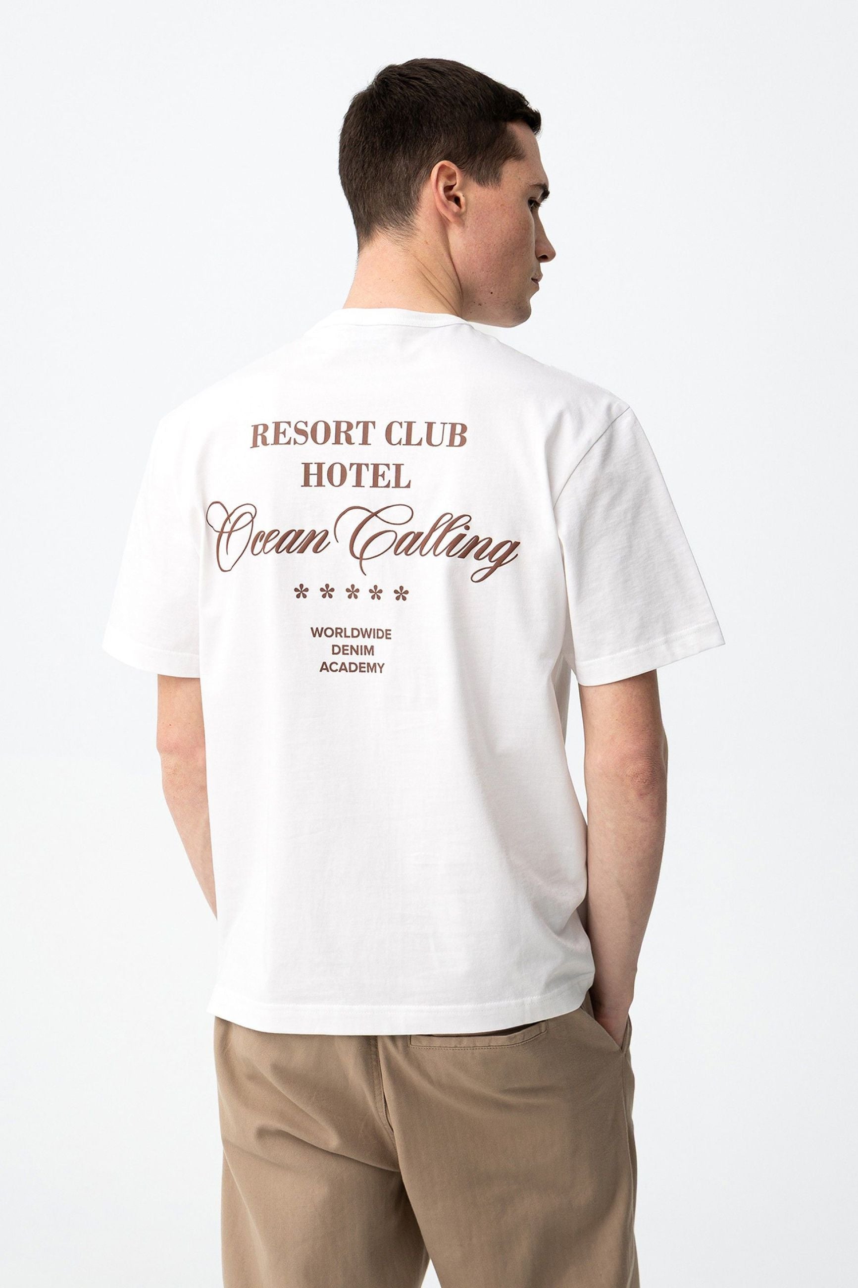 T-SHIRT GUSTAV CON STAMPA RESORT FRONTE/RETRO - REGULAR FIT 10065260.BIA