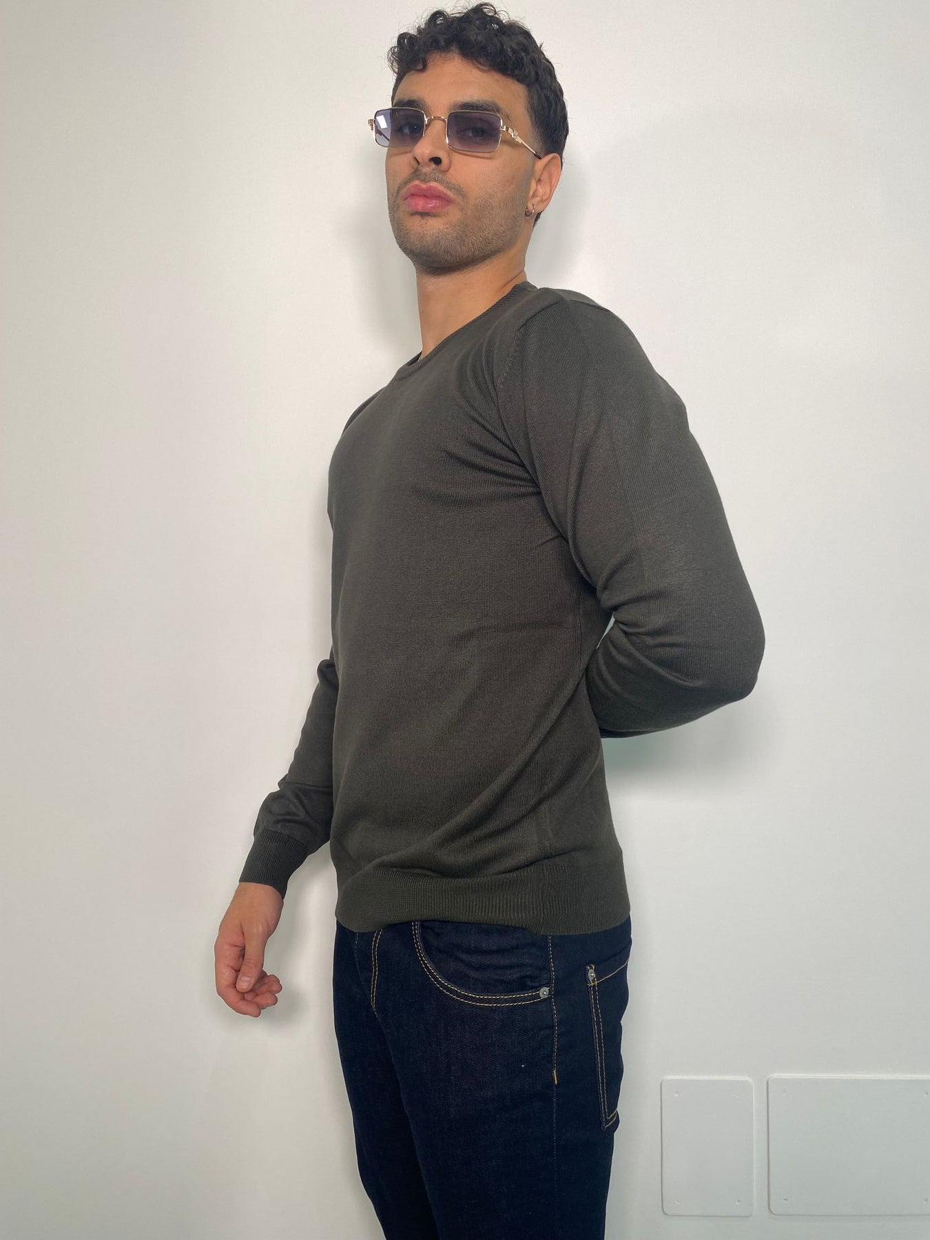 MAGLIA GIROCOLLO BASIC IN MISTO VISCOSA - REGULAR FIT