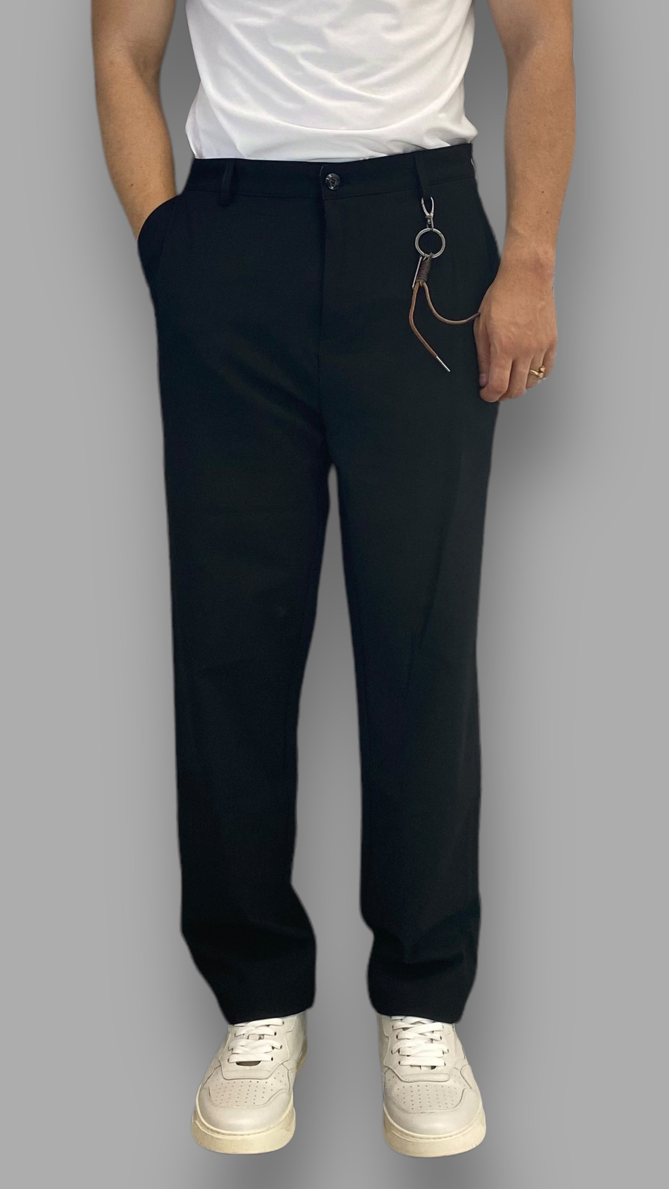 PANTALONE TASCA AMERICA CON PINCE - RELAXED FIT