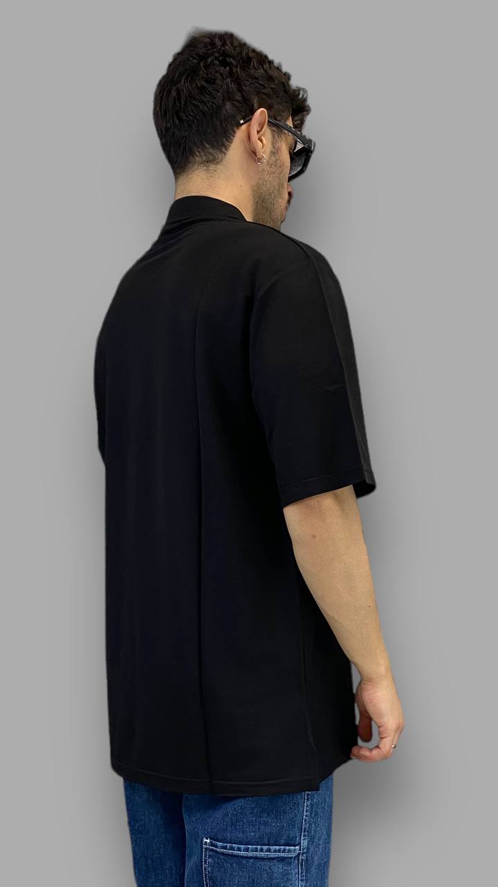 POLO BASIC SENZA BOTTONI IN COTONE EXTRAFINE - RELAXED FIT
