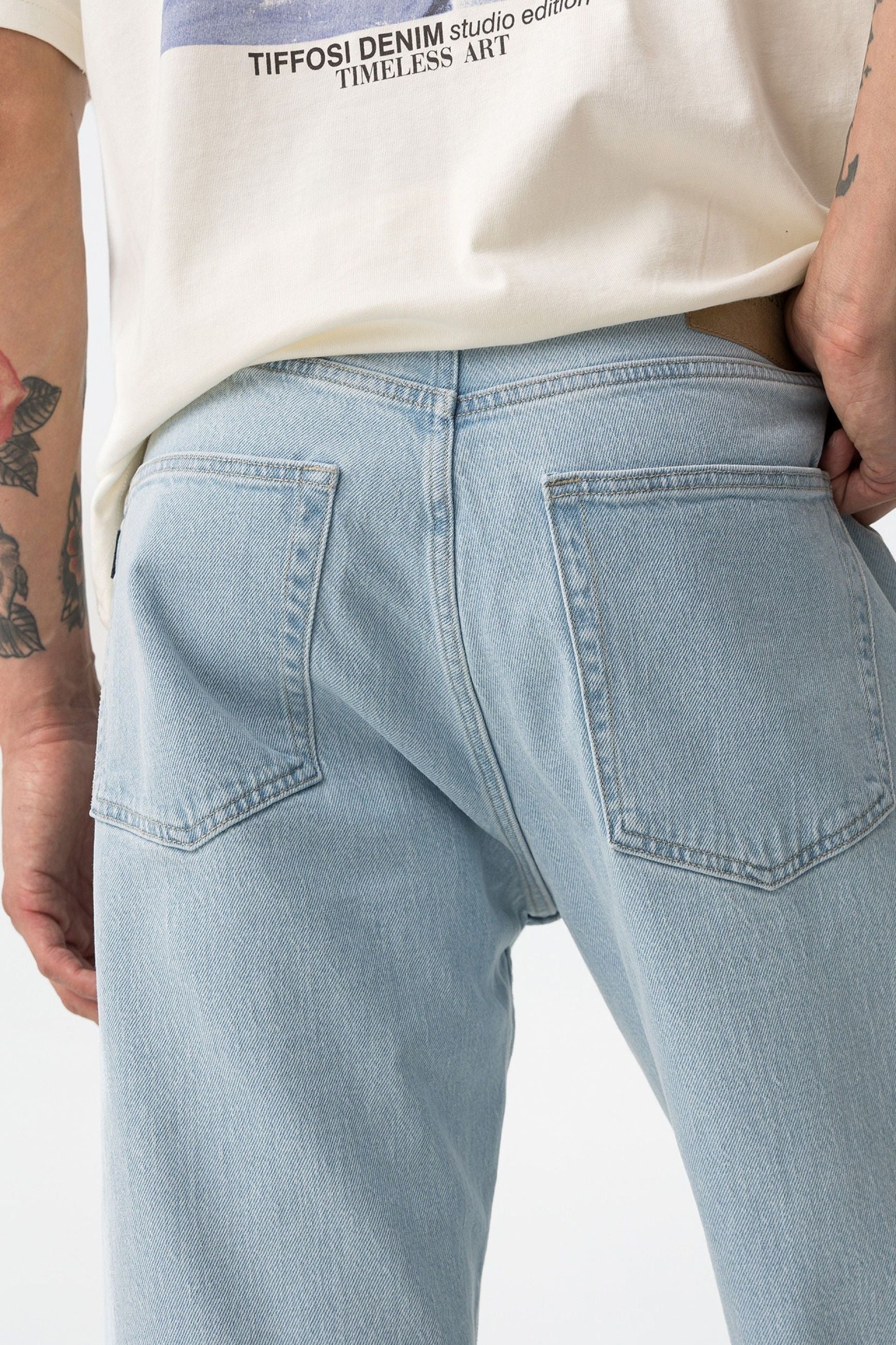 JEANS THOMAS_12 IN TELA LEGGERMENTE ELASTICIZZATA - LOOSE FIT 10062186