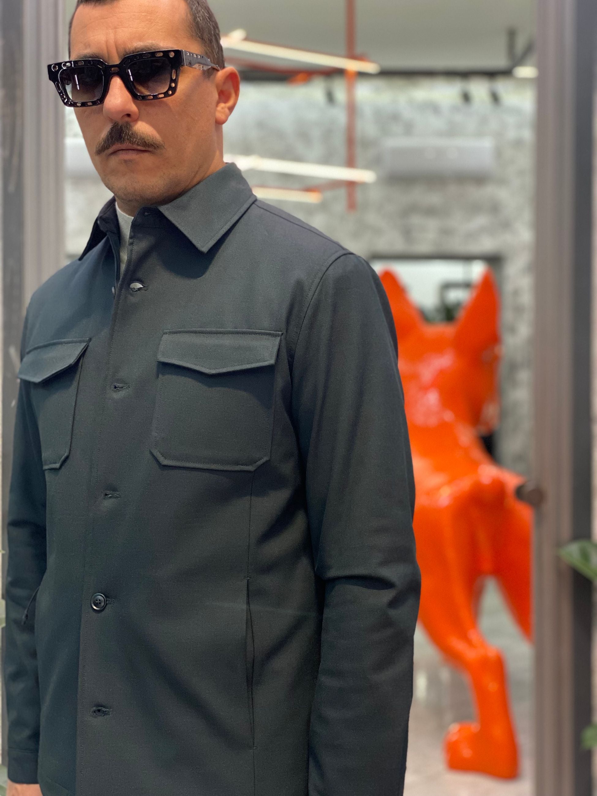 GIACCA GIUBBINO DA COMPLETO CON TRAPUNTA INTERNA E TASCHE A FILO ESTERNE - REGULAR FIT GBI1045SS.FOR