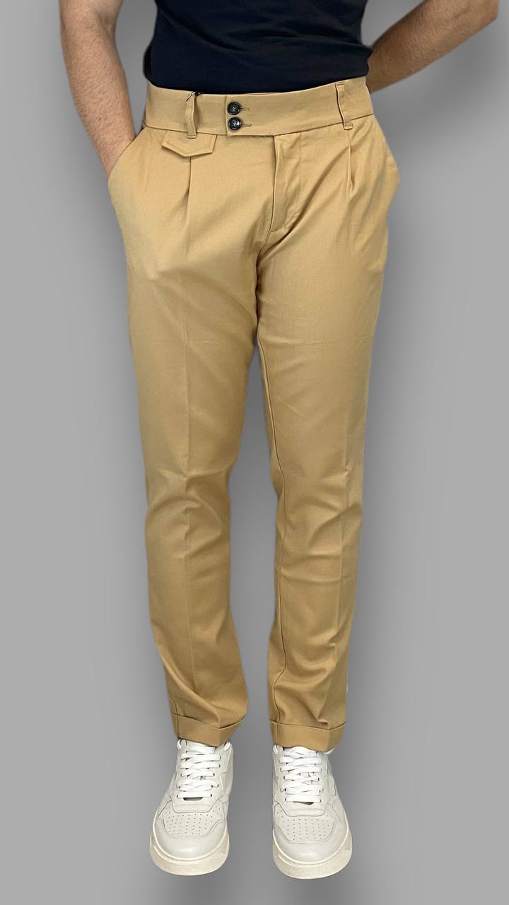 PANTALONE MODELLO SARTORIALE CON PINCE - REGULAR FIT