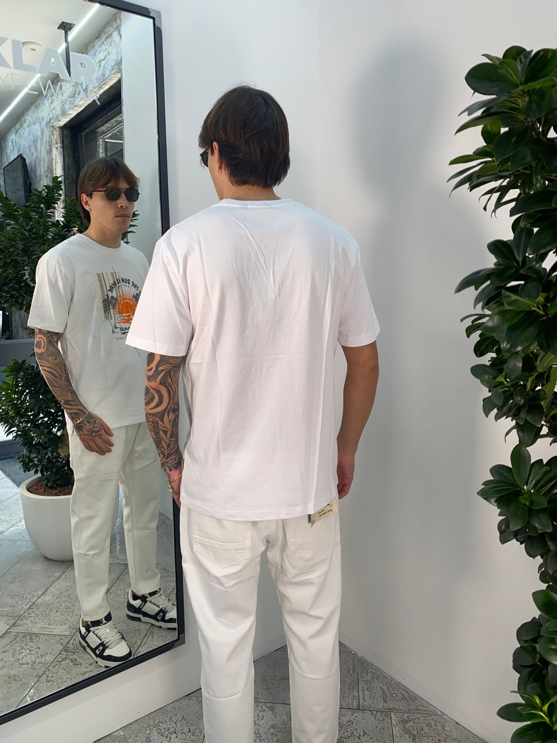 T-SHIRT IN 100% COTONE STAMPA CALIFORNIA - REGULAR FIT GL647W