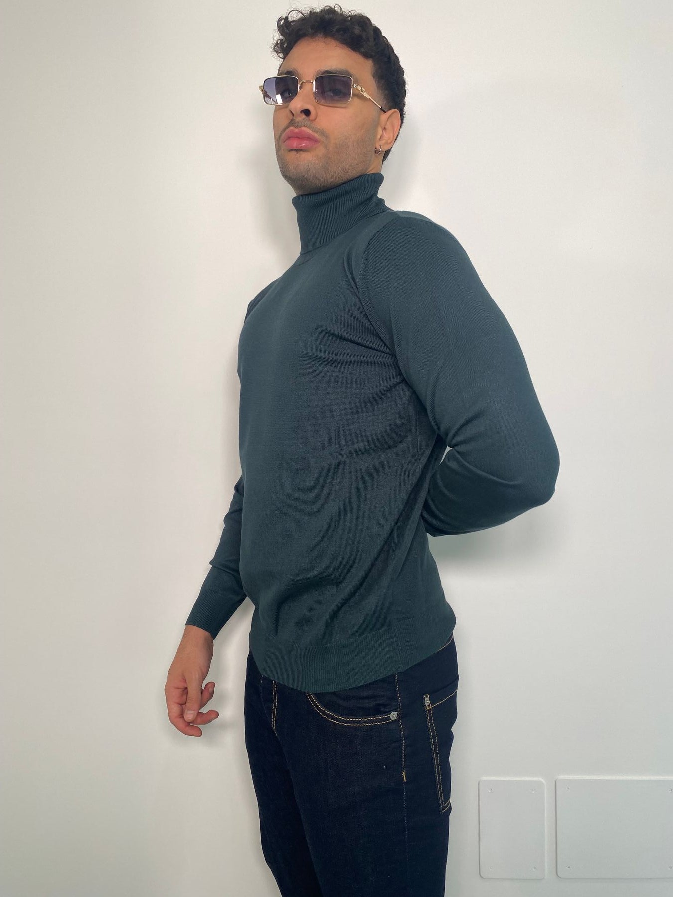 MAGLIA DOLCEVITA BASIC IN MISTO VISCOSA - REGULAR FIT