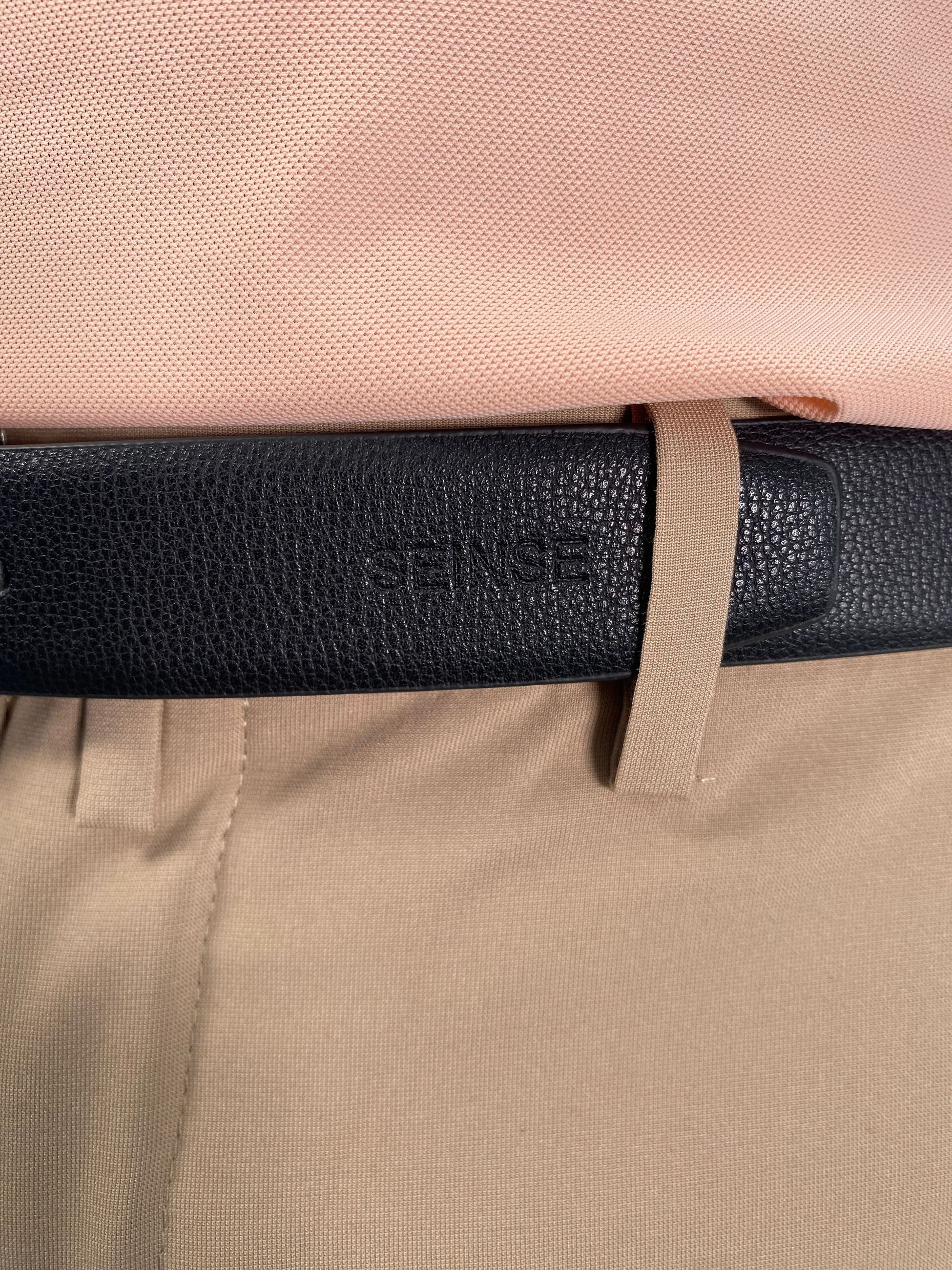 CINTURA IN 100% PELLE OPACA MARTELLATA BICOLOR REVERSIBILE CT241SS.NE/MOR