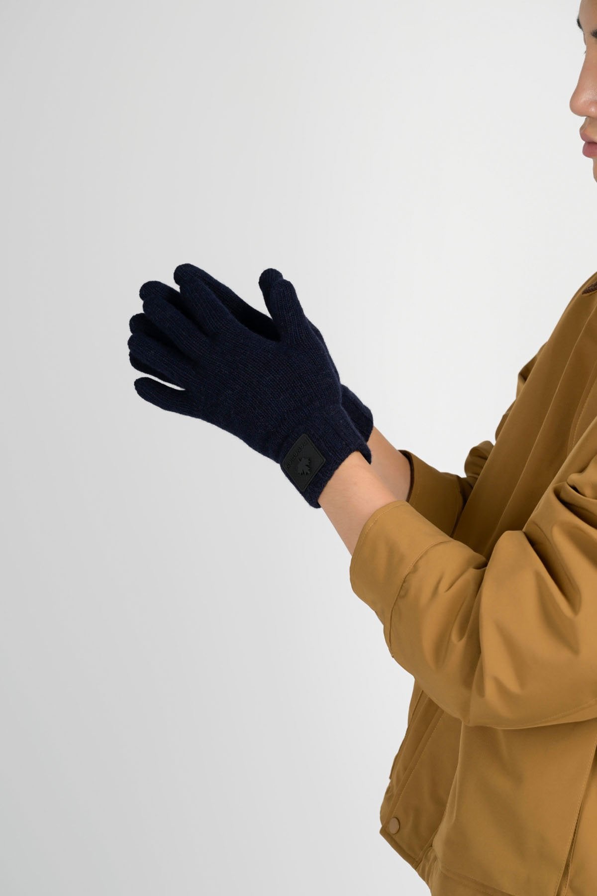 GUANTI IN LANA E CASHMERE CN.A24120.BLU