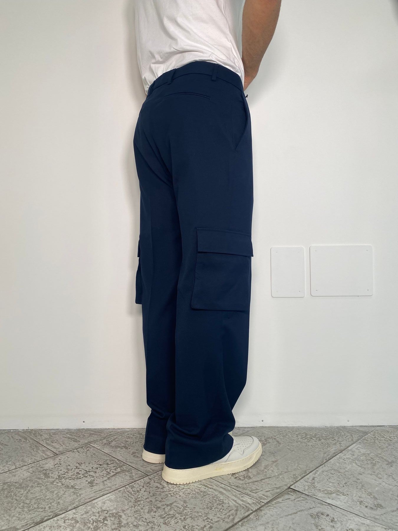 PANTALONE FONDO AMPIO CON TASCONI - RELAXED FIT