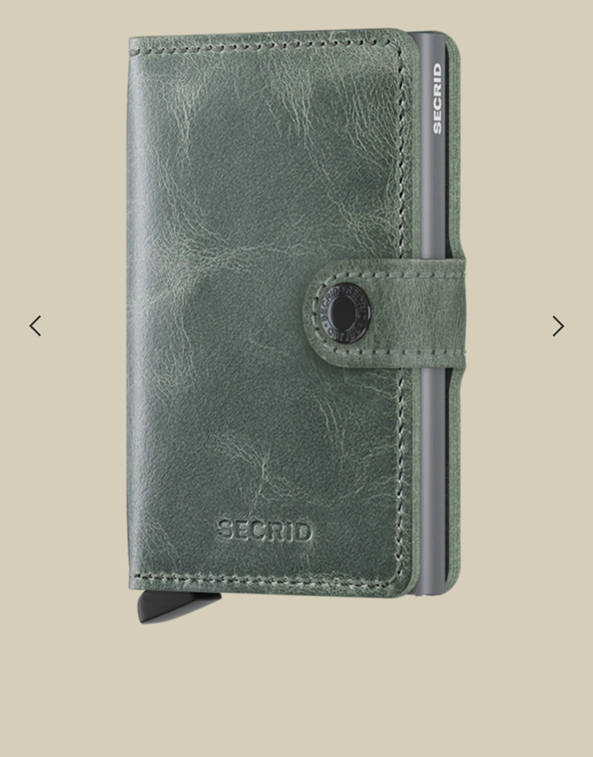 MINIWALLET PORTA CARTE E BANCONOTE IN MORBIDA PELLE VINTAGE MV-SAGE