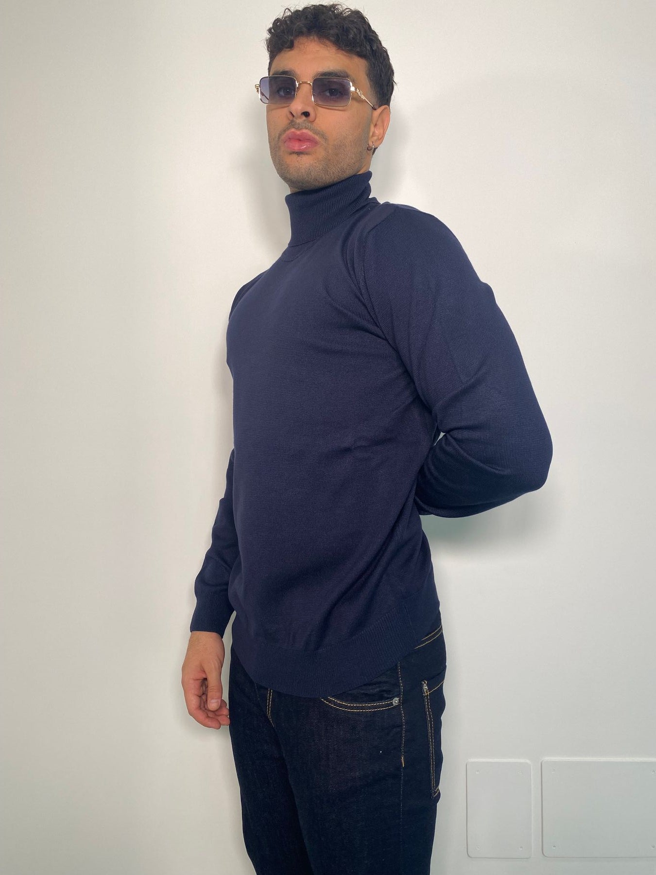 MAGLIA DOLCEVITA BASIC IN MISTO VISCOSA - REGULAR FIT