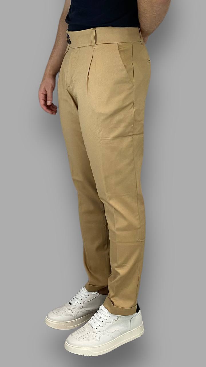 PANTALONE MODELLO SARTORIALE CON PINCE - REGULAR FIT