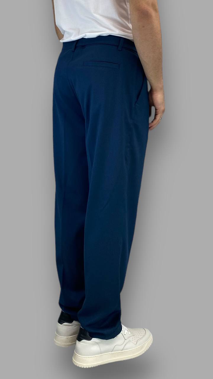PANTALONE MORBIDO CON CINTURINO AD ANELLI - RELAXED FIT