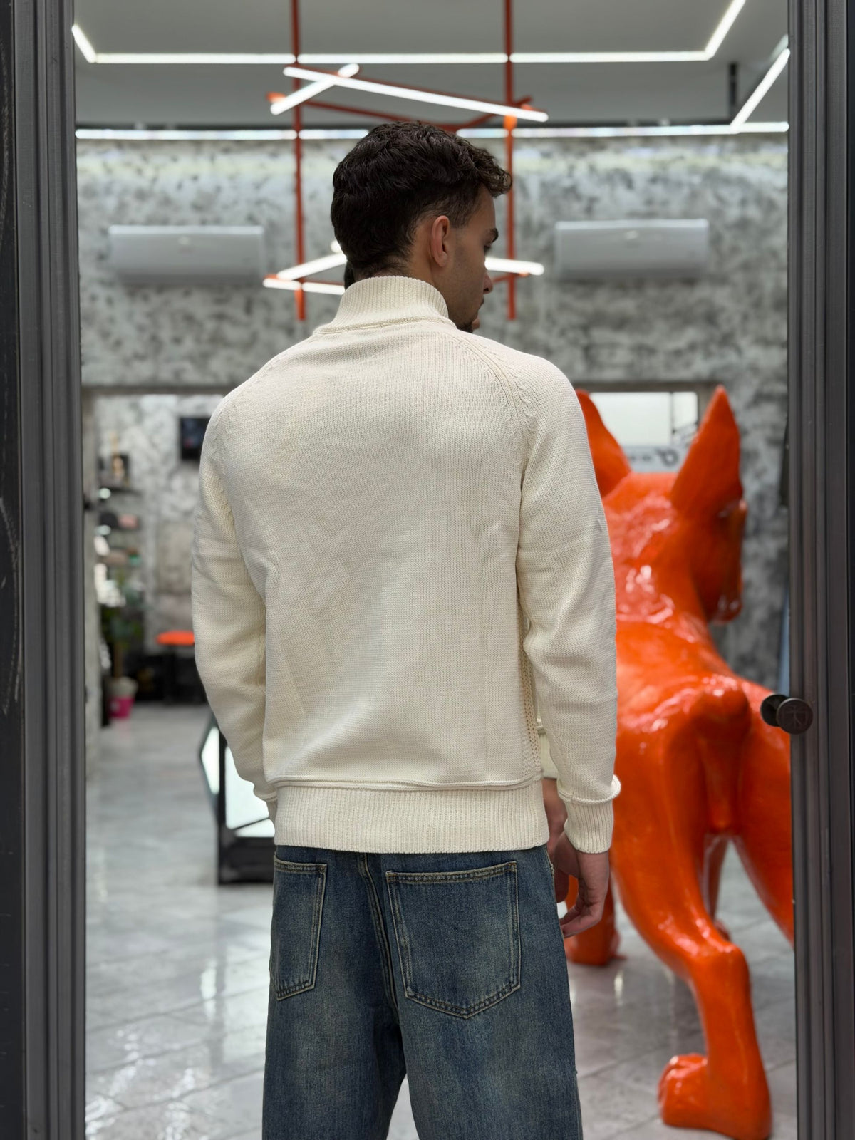 MAGLIA FULL ZIP - REGULAR FIT GL35633.BIA
