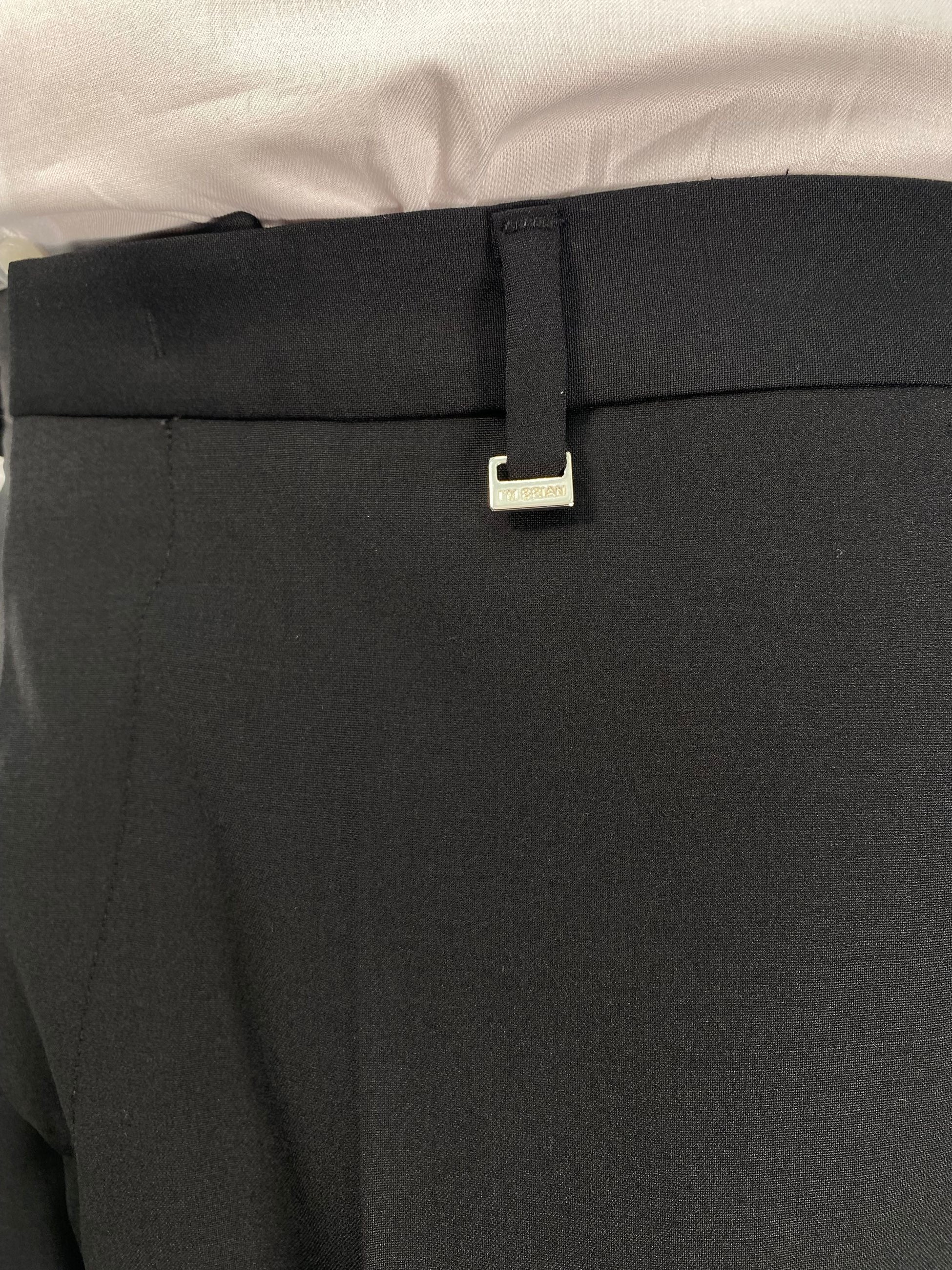 PANTALONE TASCA AMERICA DA ABITO IN FRESCO LANA FONFO AMPIO - RELAXED FIT PA3235.NER