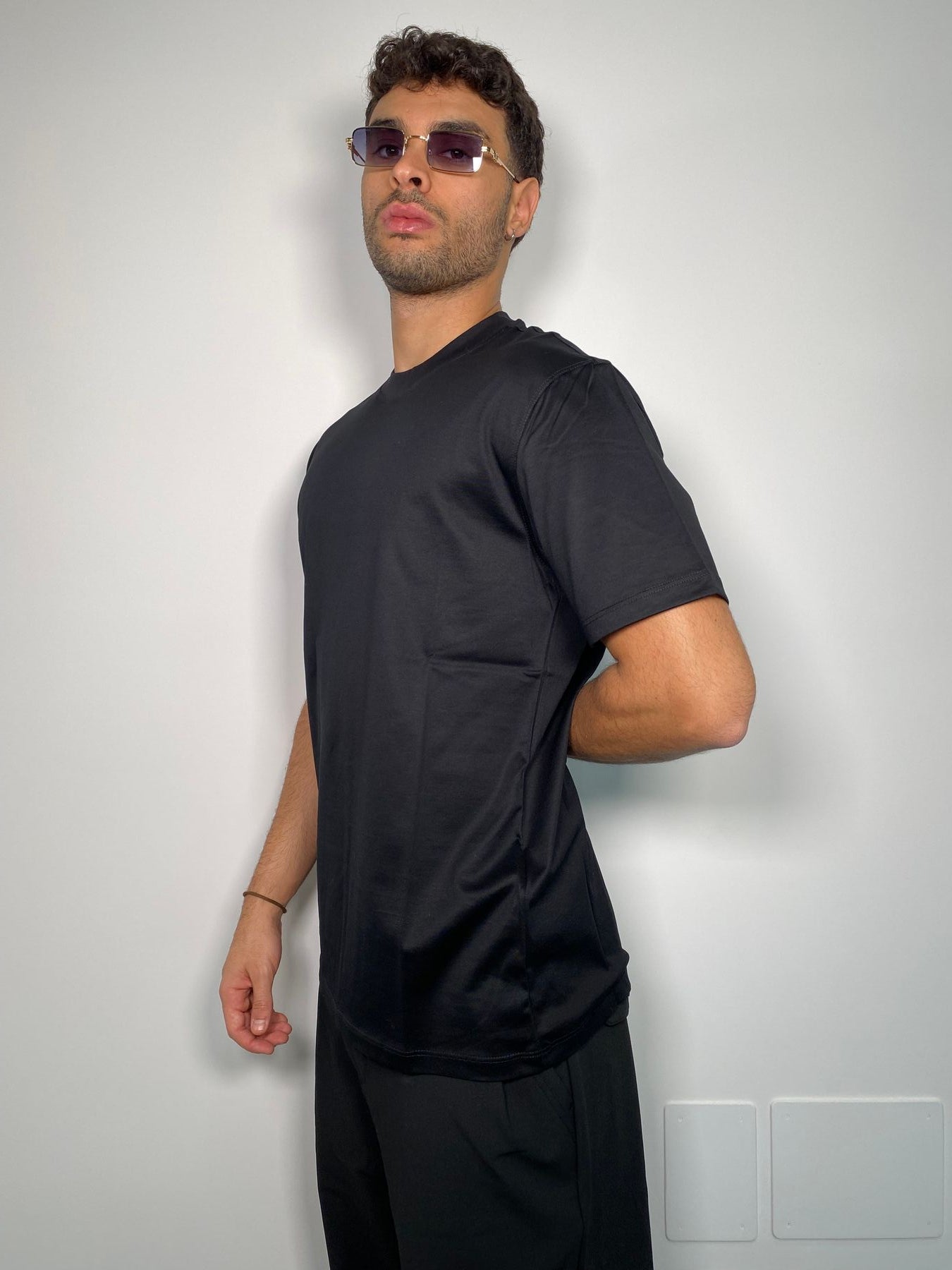 T-SHIRT IN PREGIATO FILO DI SCOZIA - REGULAR FIT