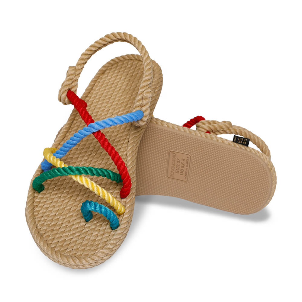 SANDALI IBIZA IN CORDA DA DONNA