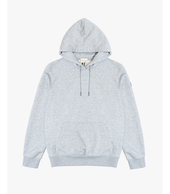 FELPA BASIC CON CAPPUCCIO E TASCONE FRONTALE - REGULAR FIT GL2242F-F25.GRI