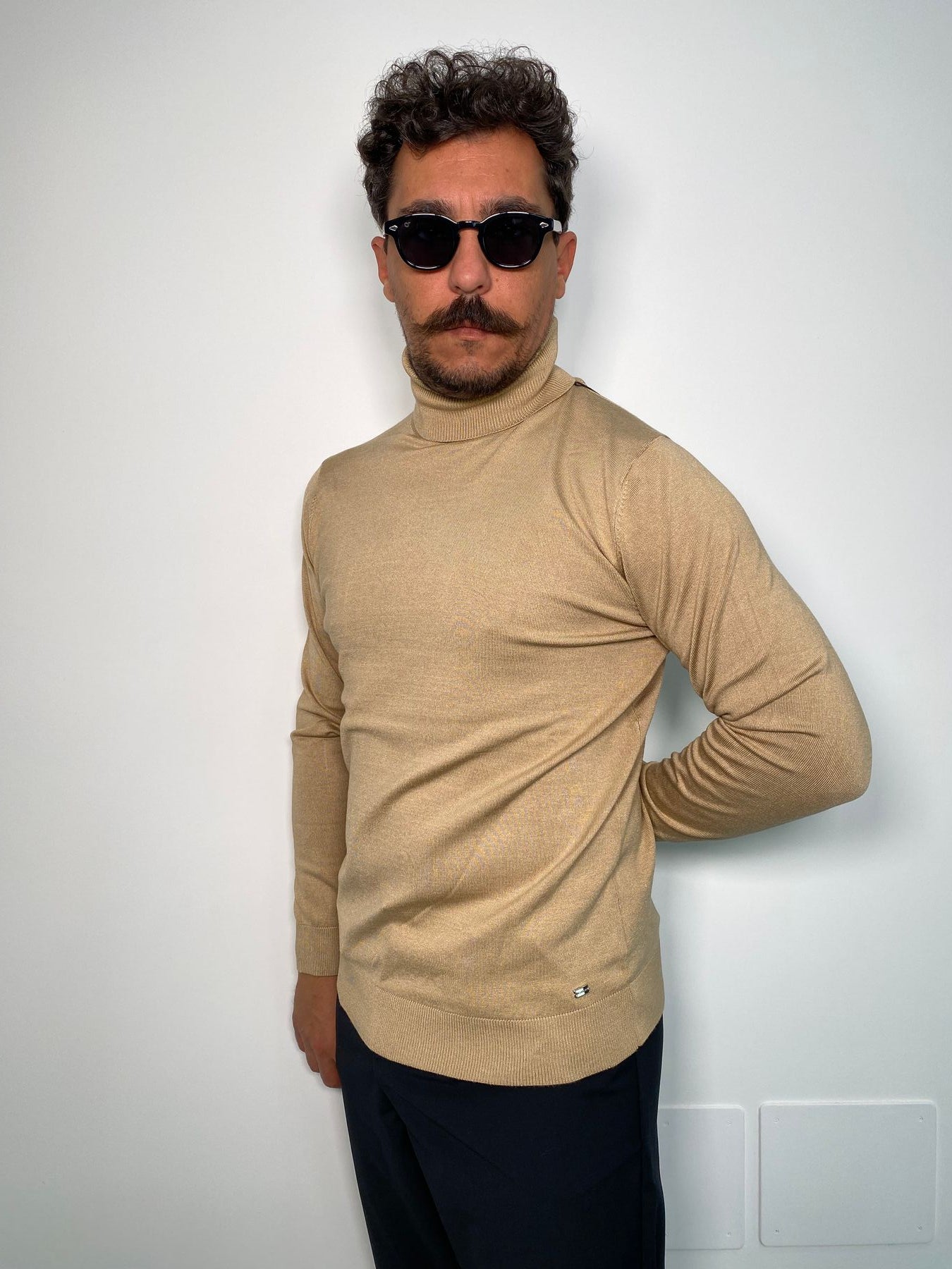 MAGLIA DOLCEVITA IN MISTO VISCOSA FINEZZA 12 - REGULAR FIT
