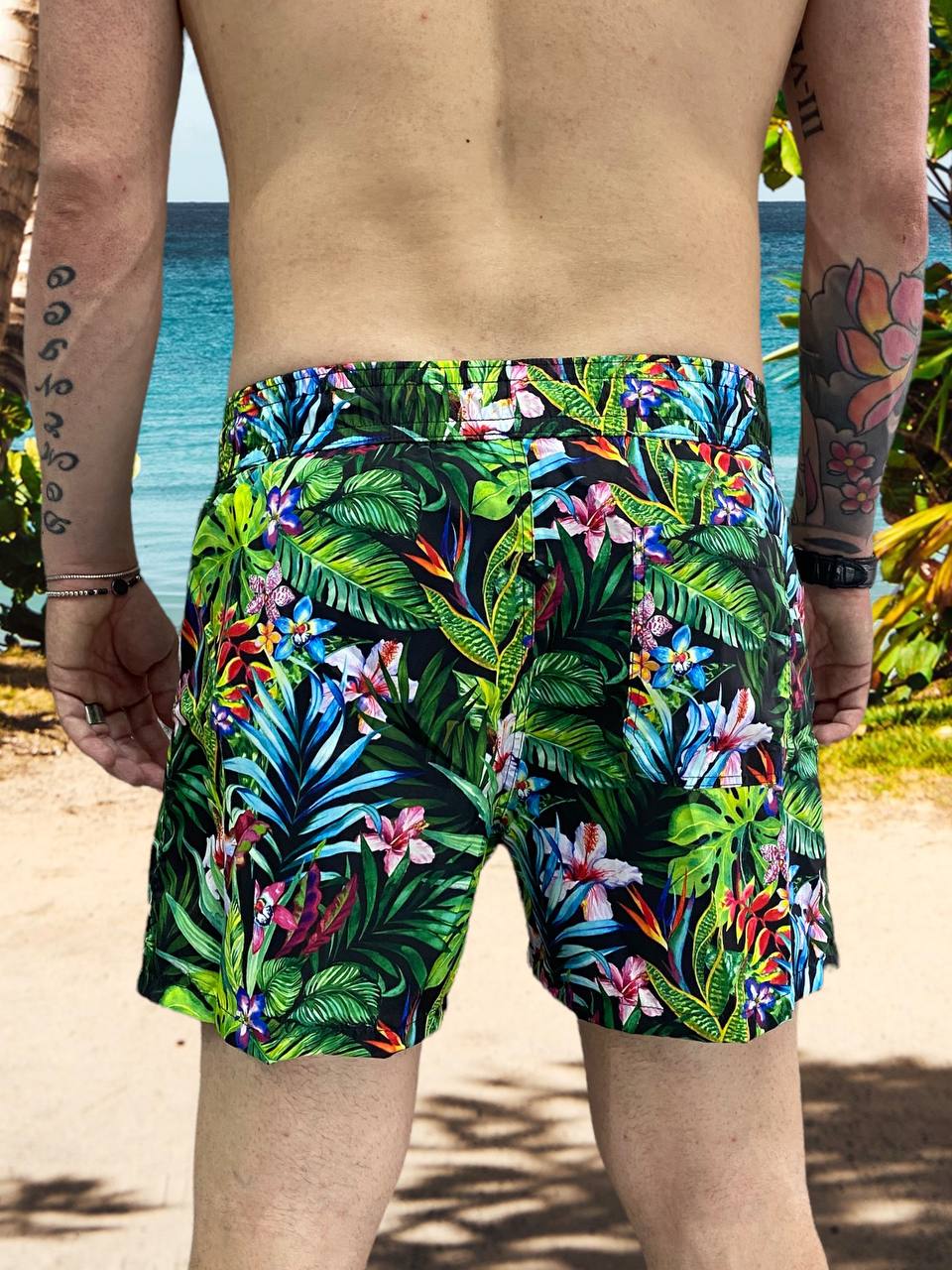 COSTUME MODELLO BOXER FANTASIA TROPICAL GARDEN