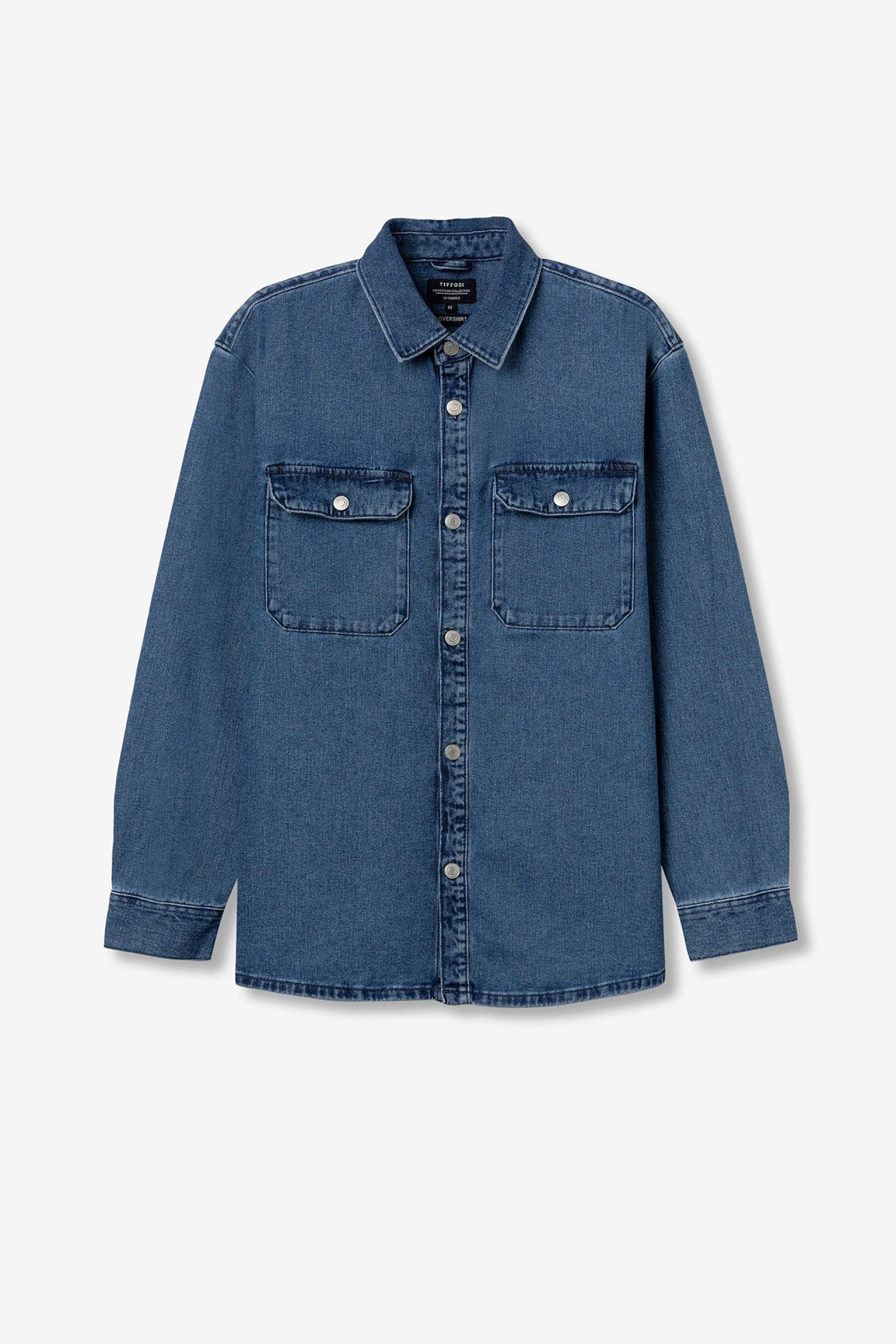 OVERSHIRT CALEB IN DENIM CON TASCHINI - RELAXED FIT 10062466