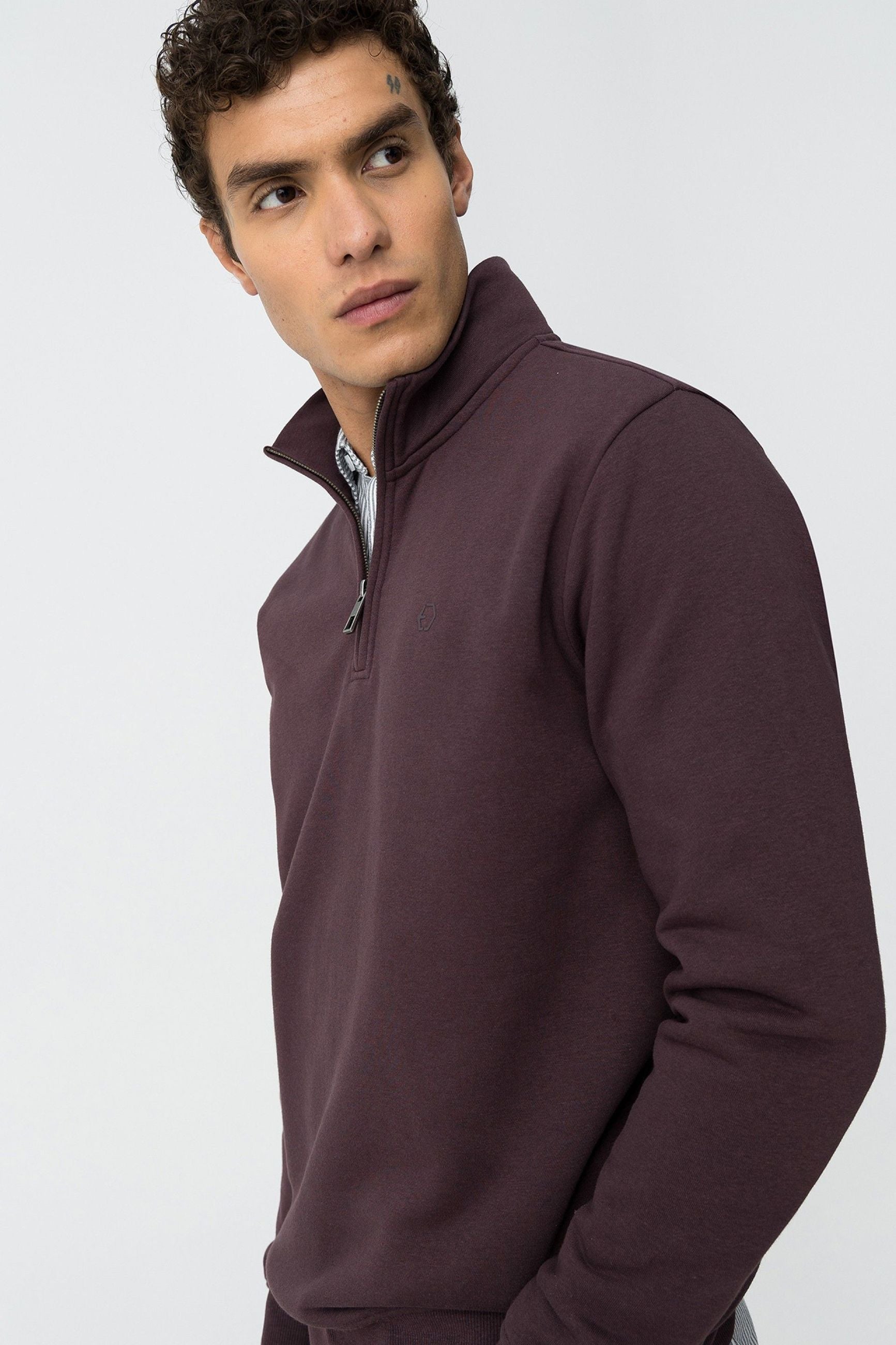 FELPA JAMIR MEZZA ZIP - COMFORT FIT 10061521.MAR