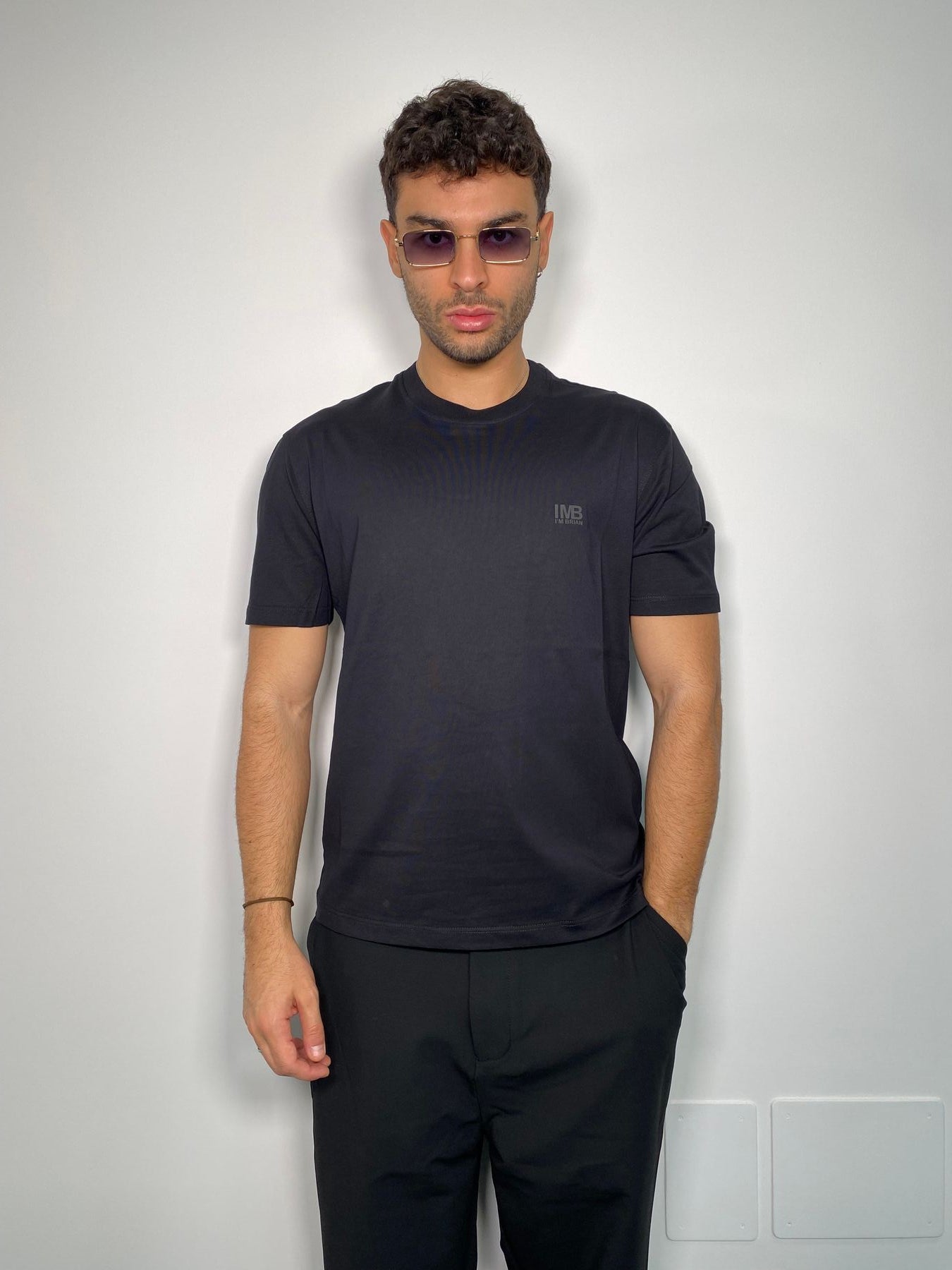 T-SHIRT CON LOGO RICAMATO LATO CUORE - REGULAR FIT
