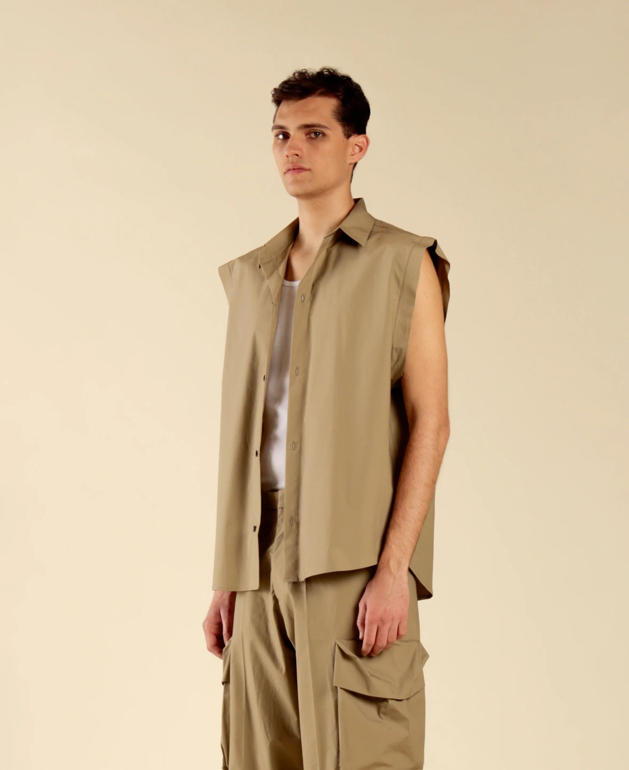 CAMICIA SMANICATA DA COORDINATO IN COTONE - OVERSIZE FIT CA3284