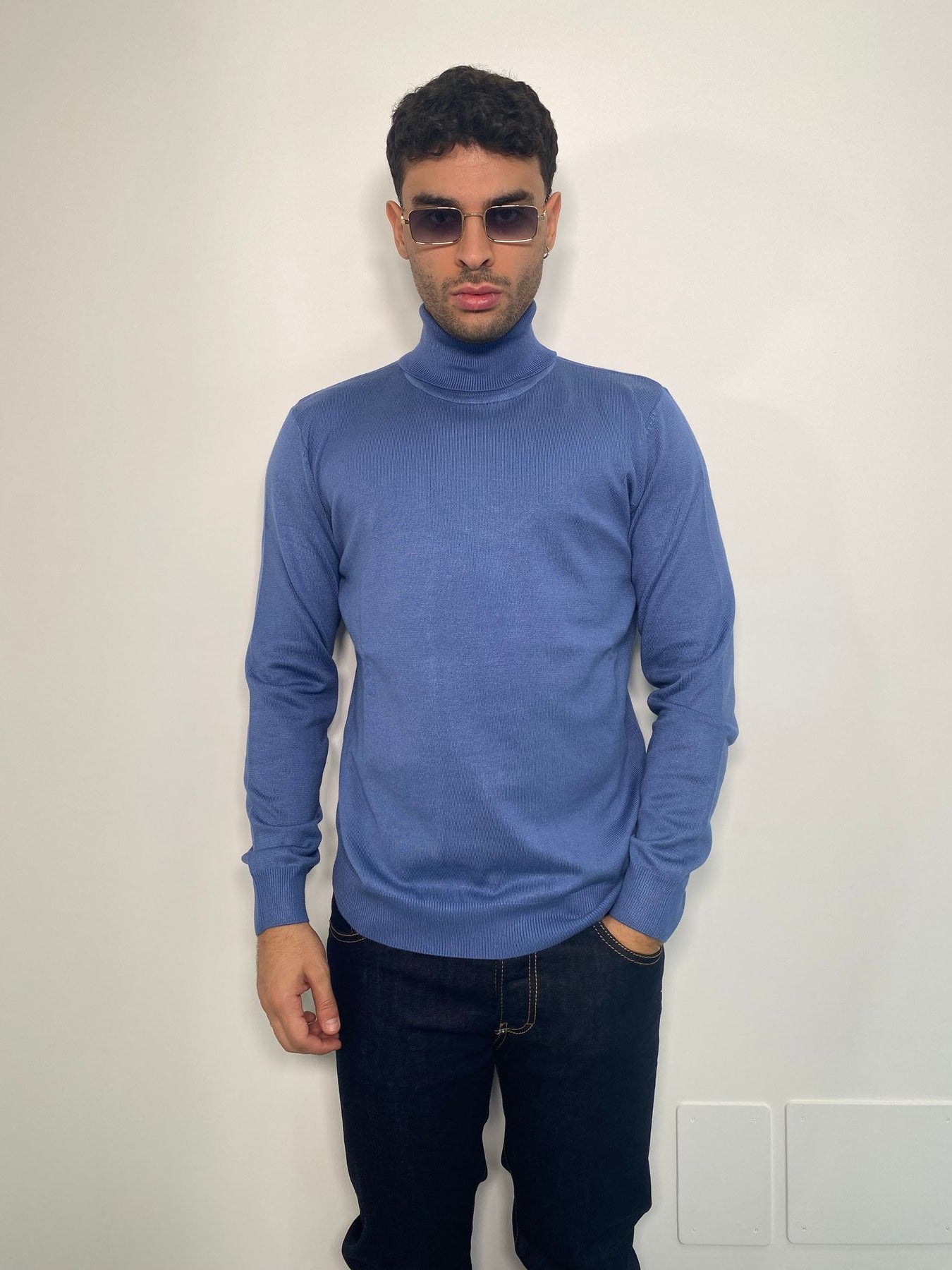 MAGLIA DOLCEVITA BASIC IN MISTO VISCOSA - REGULAR FIT