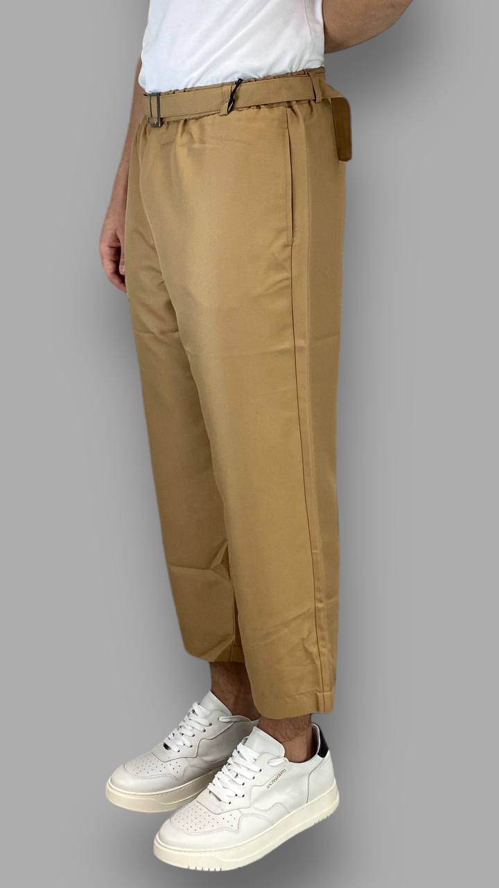 PANTALONE MODELLO JAPAN CON CINTURINO IN VITA - LOOSE FIT
