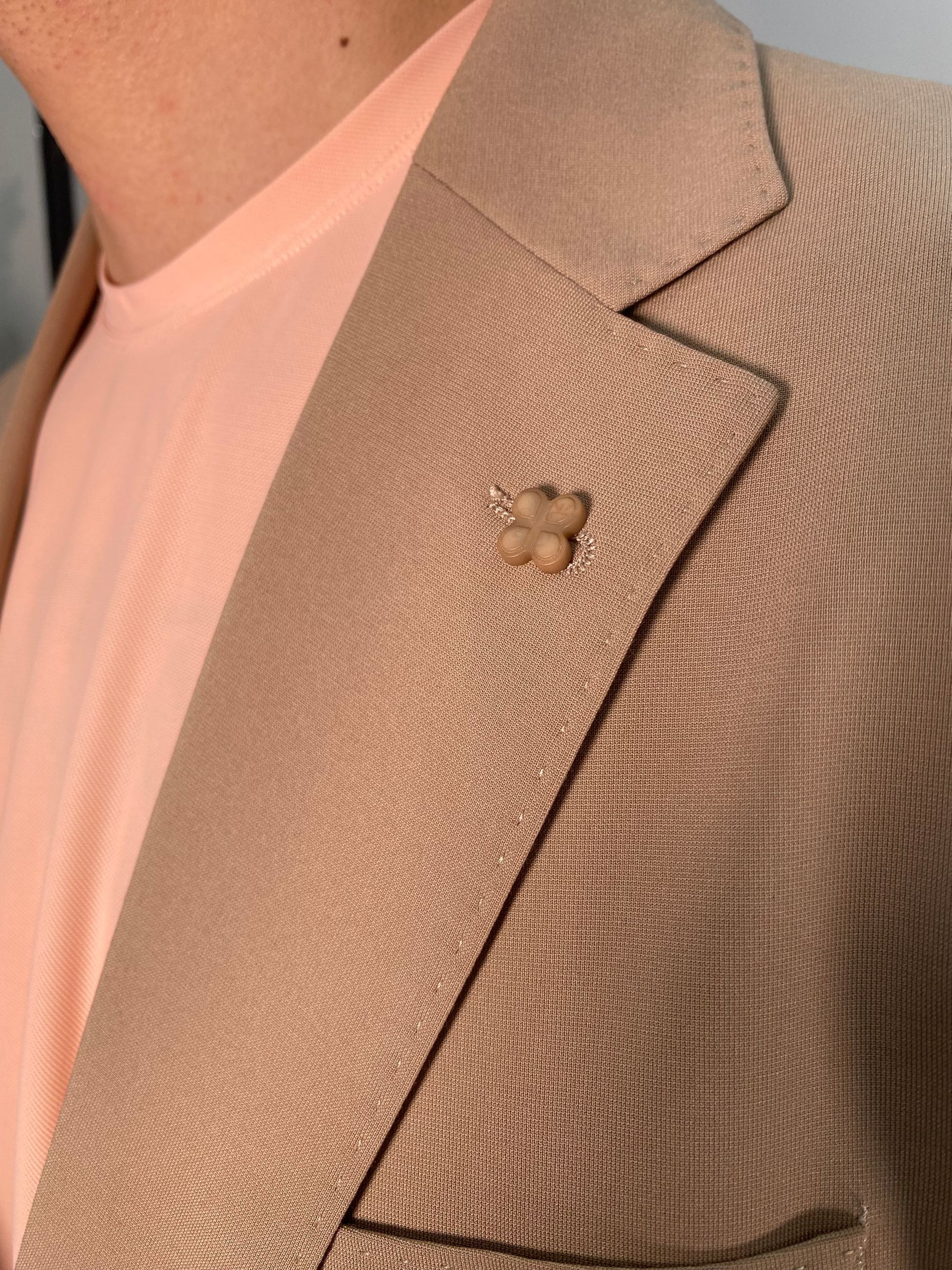 ABITO COMPLETO IN LEGGERISSIMA FIBRA DI BAMBU' CON GIACCA MONOPETTO E PANTALONE SARTORIALE - REGULAR FIT GL7031HAB.CAM