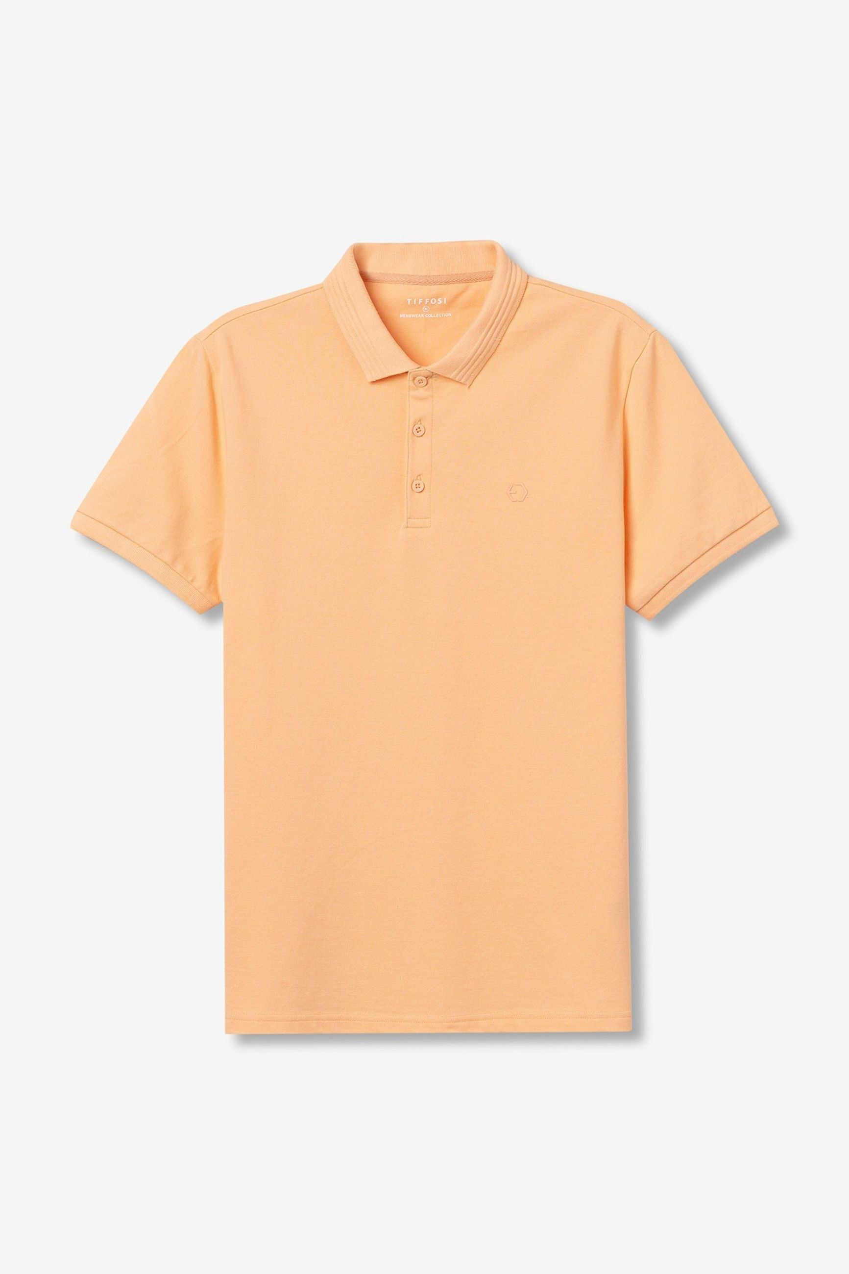 POLO MANNING_2 IN 100% COTONE PIQUET CON LOGO LATO CUORE TONO SU TONO - REGULAR FIT 10050806.ROSE
