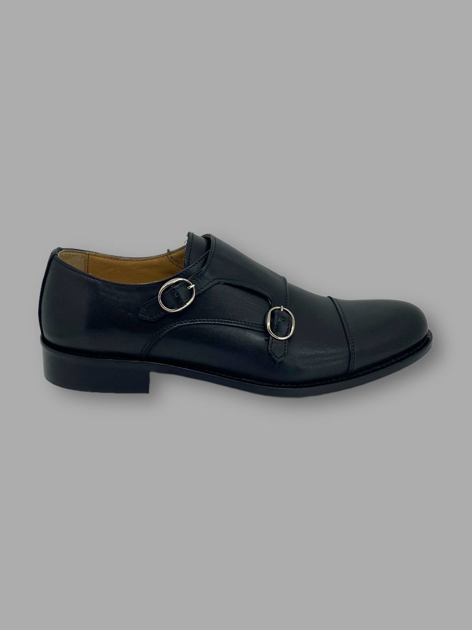 STRINGATE IN PELLE CON DOPPIA FIBBIA