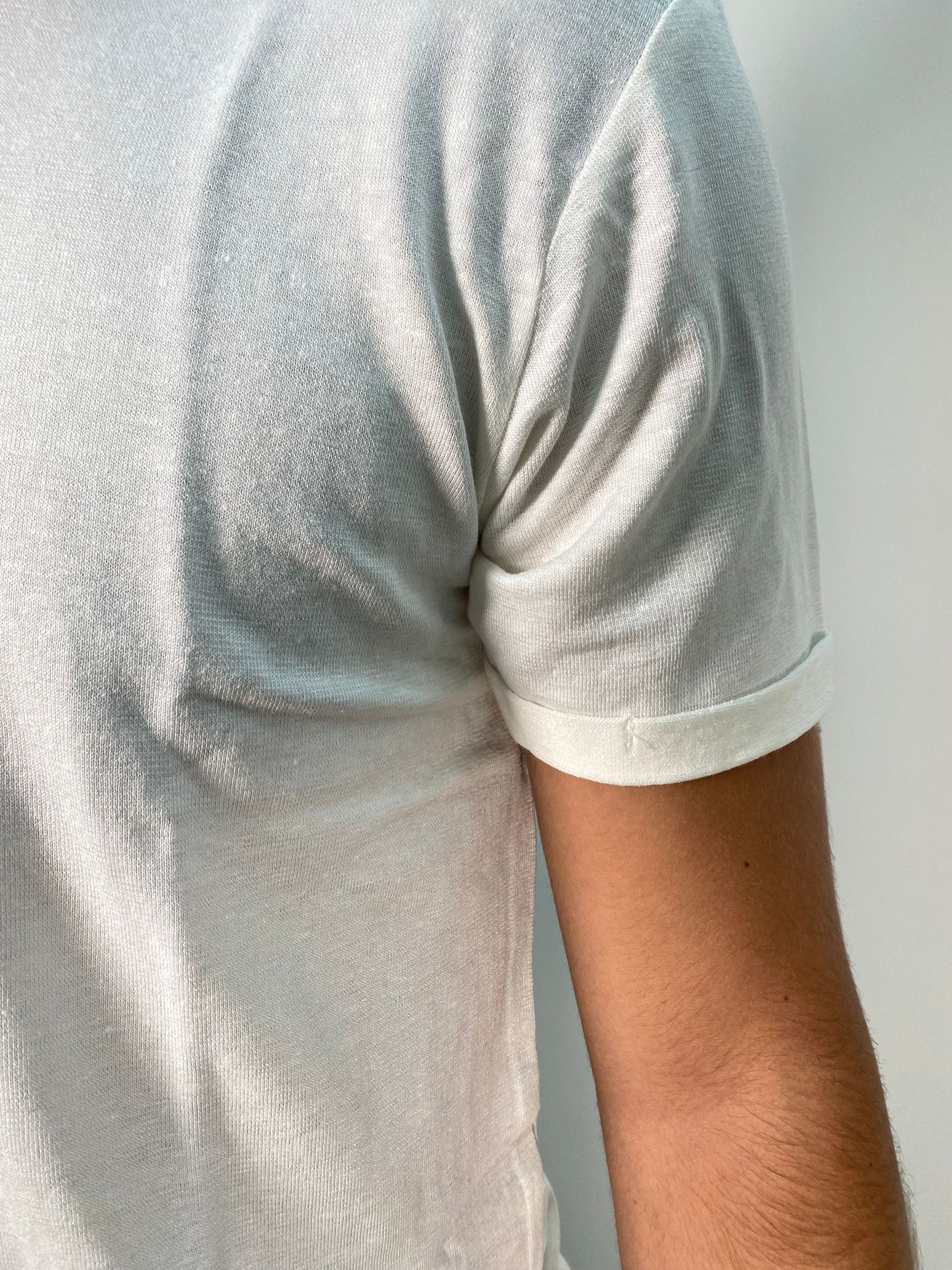 T-SHIRT SERAFINO 4 BOTTONI IN MISTO LINO/VISCOSA - REGULAR FIT GL2277F.BIA